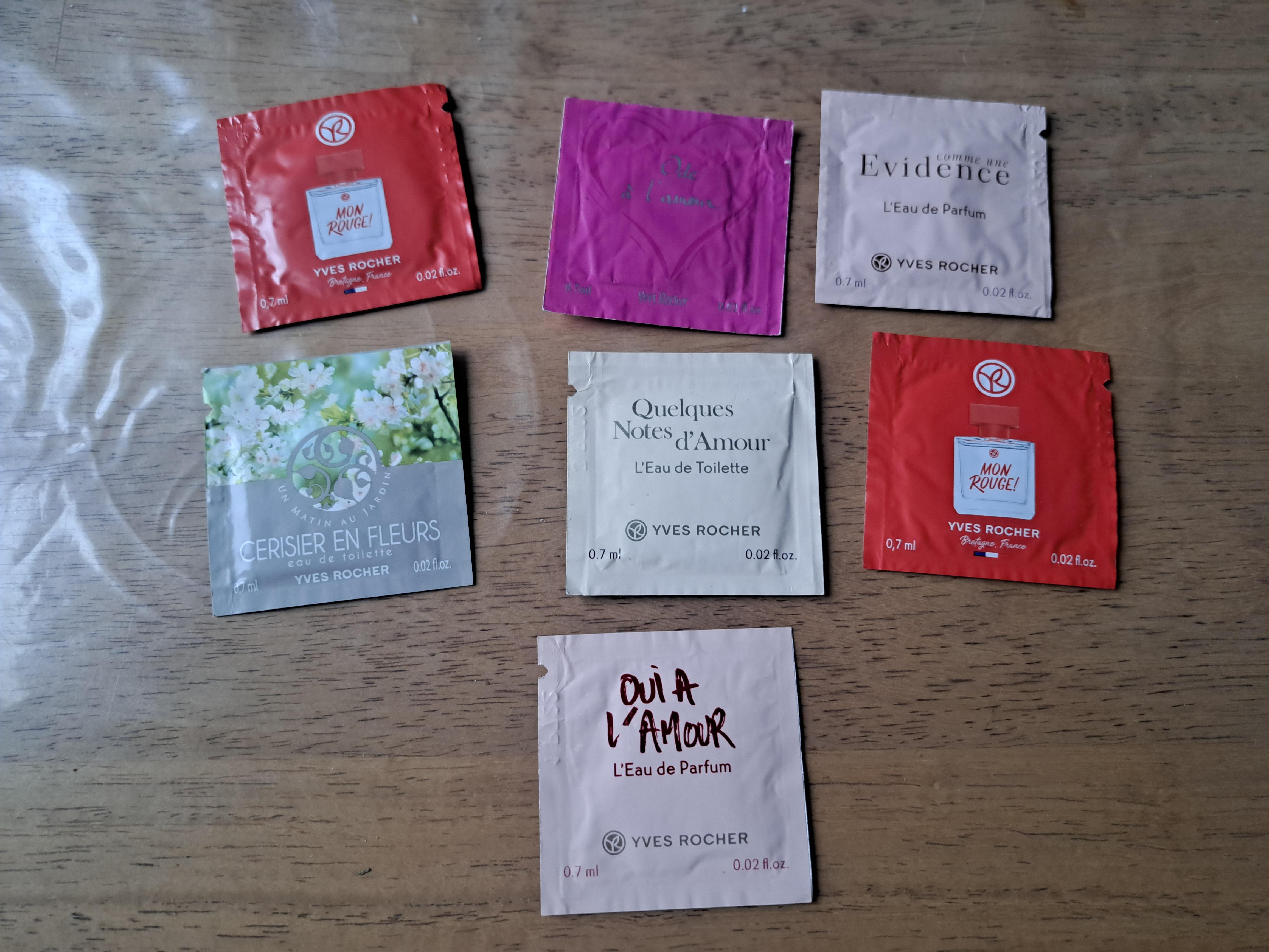 troc de troc rrserve lot de 7 échantillons de parfum image 0