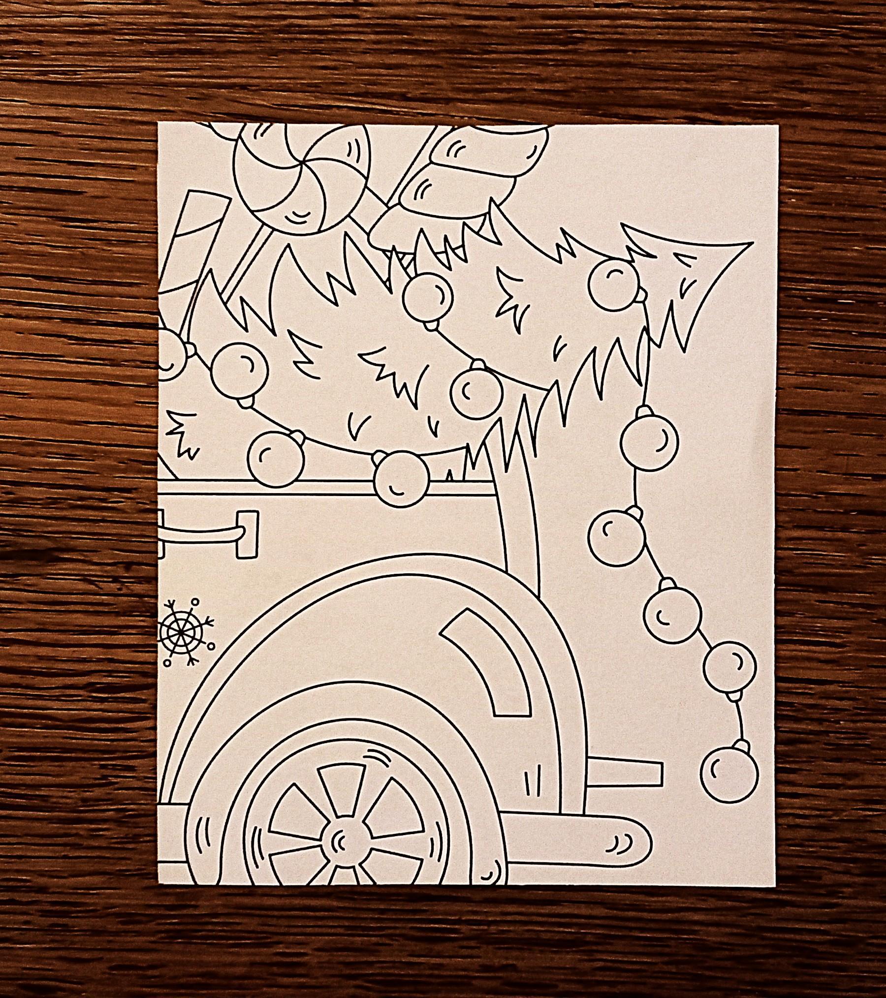 troc de troc carte "maison de noël". image 1