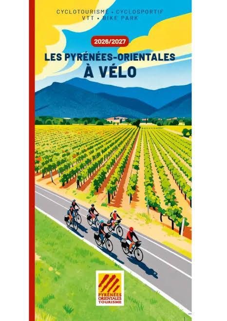 troc de troc carte  les pyrénées orientales à vélo image 0