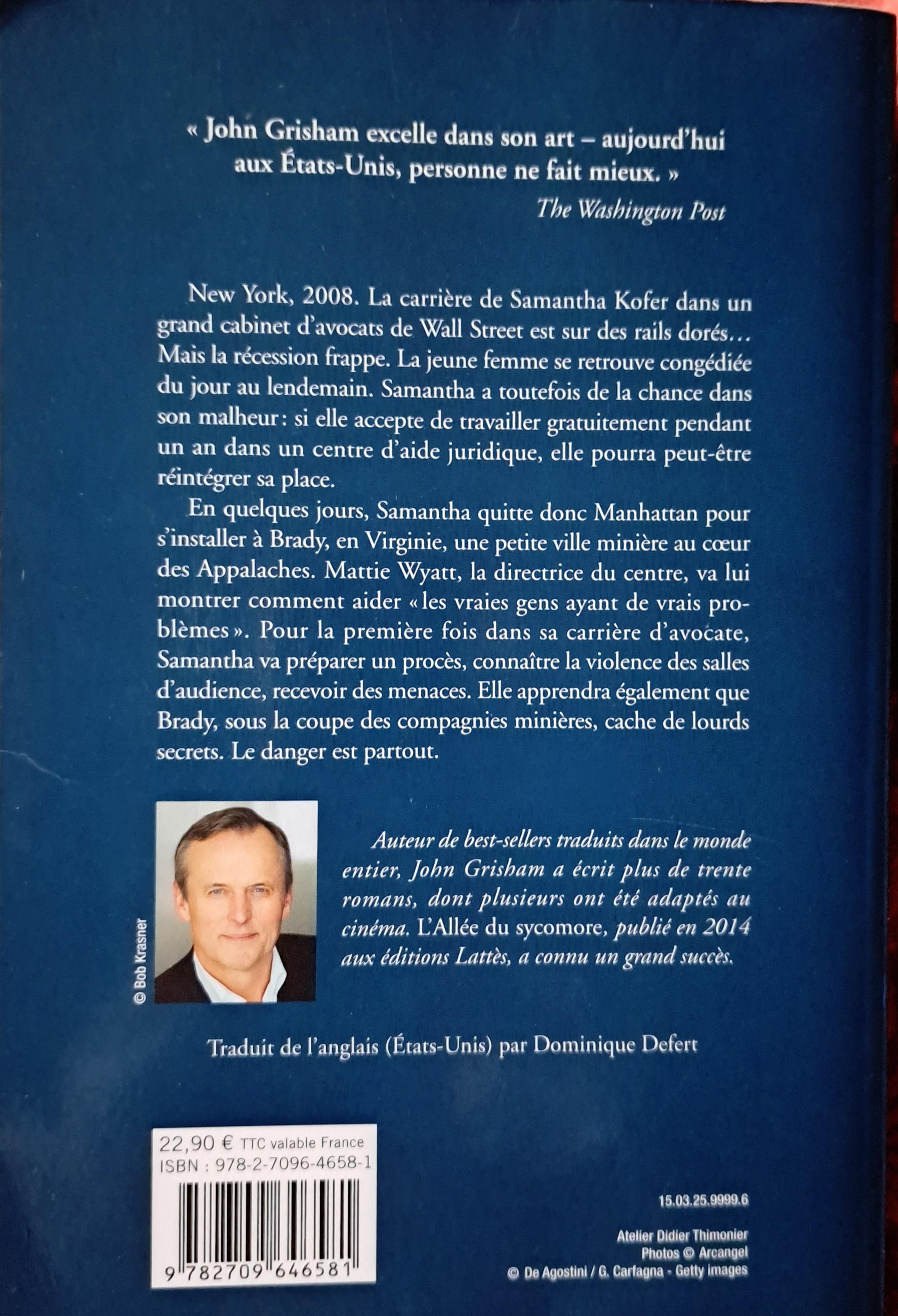 troc de troc l'ombre de gray mountain de john grisham image 1