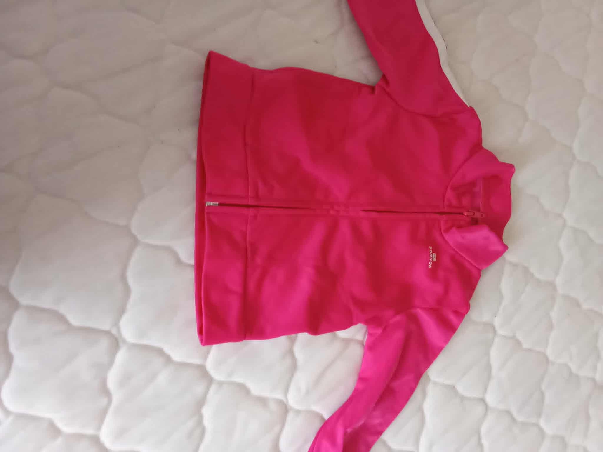 troc de troc blouson rose 9 mois avec rayure blanche sur les manches marque do image 0