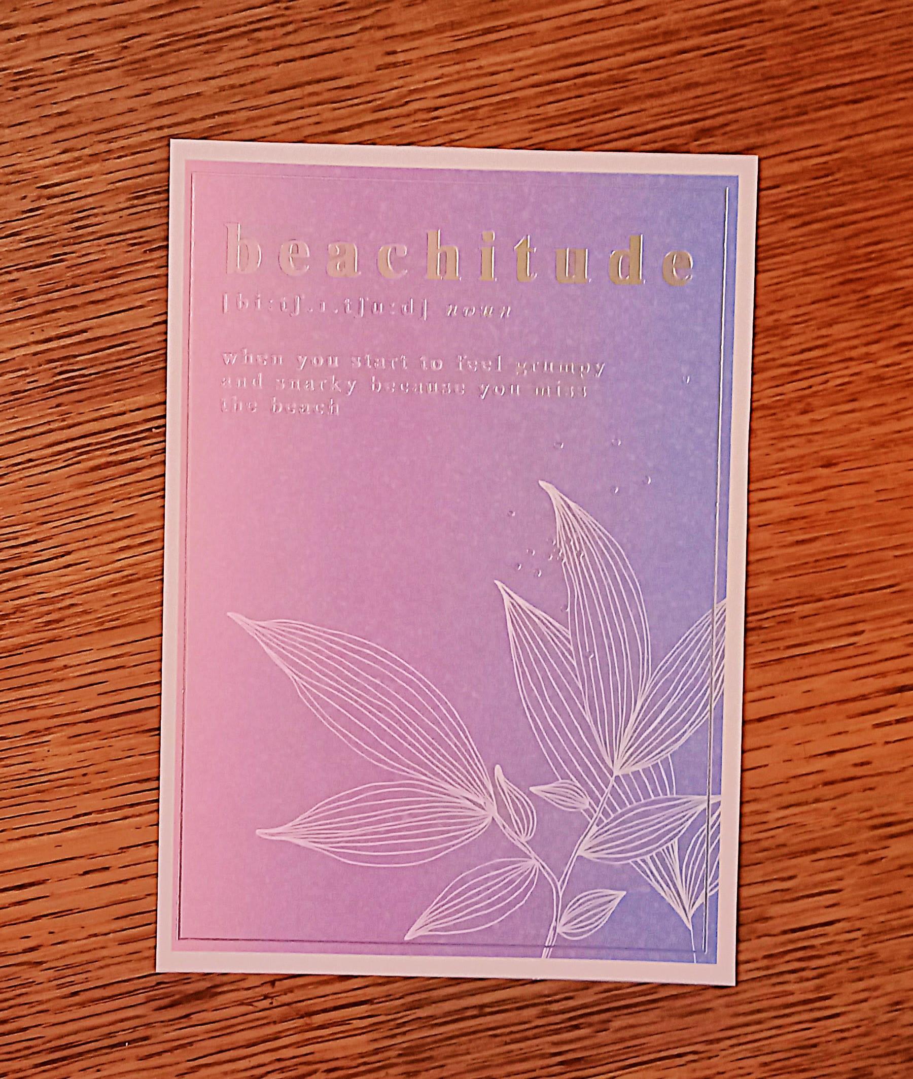 troc de troc carte "beachitude". image 0