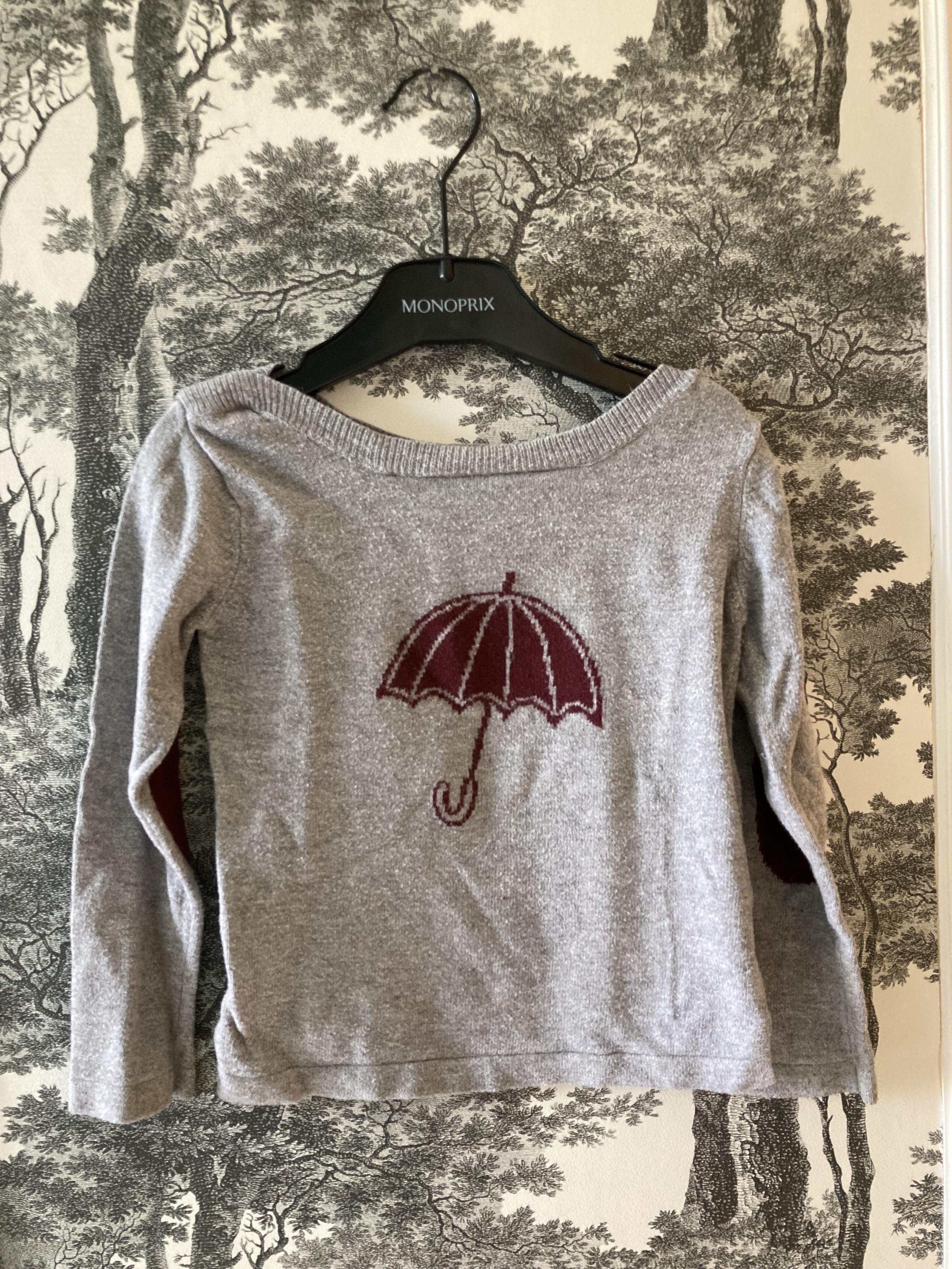 troc de troc pull gris à motif 3-4 ans image 0