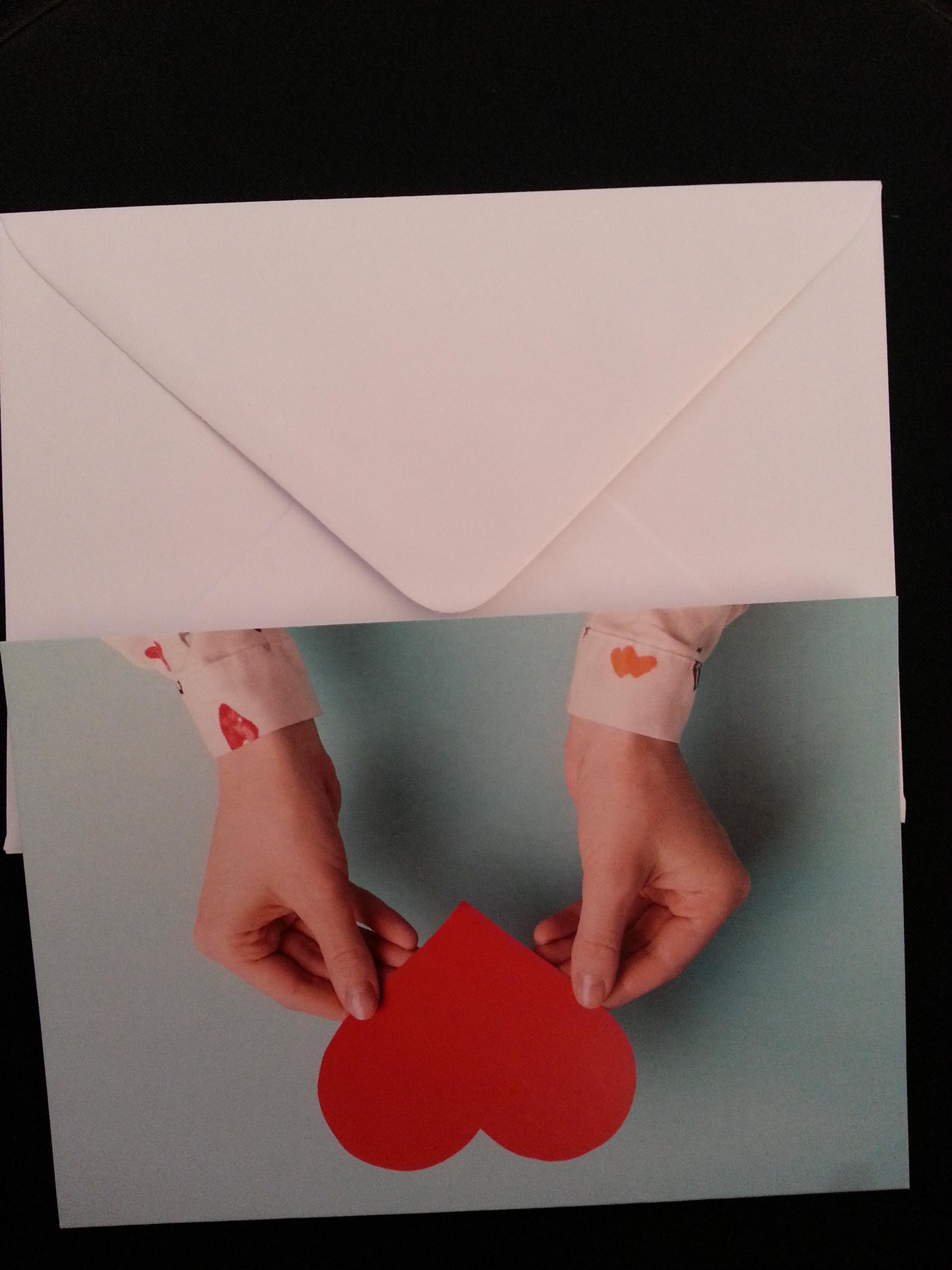 troc de troc carte neuve " un coeur à offrir" & son enveloppe image 0
