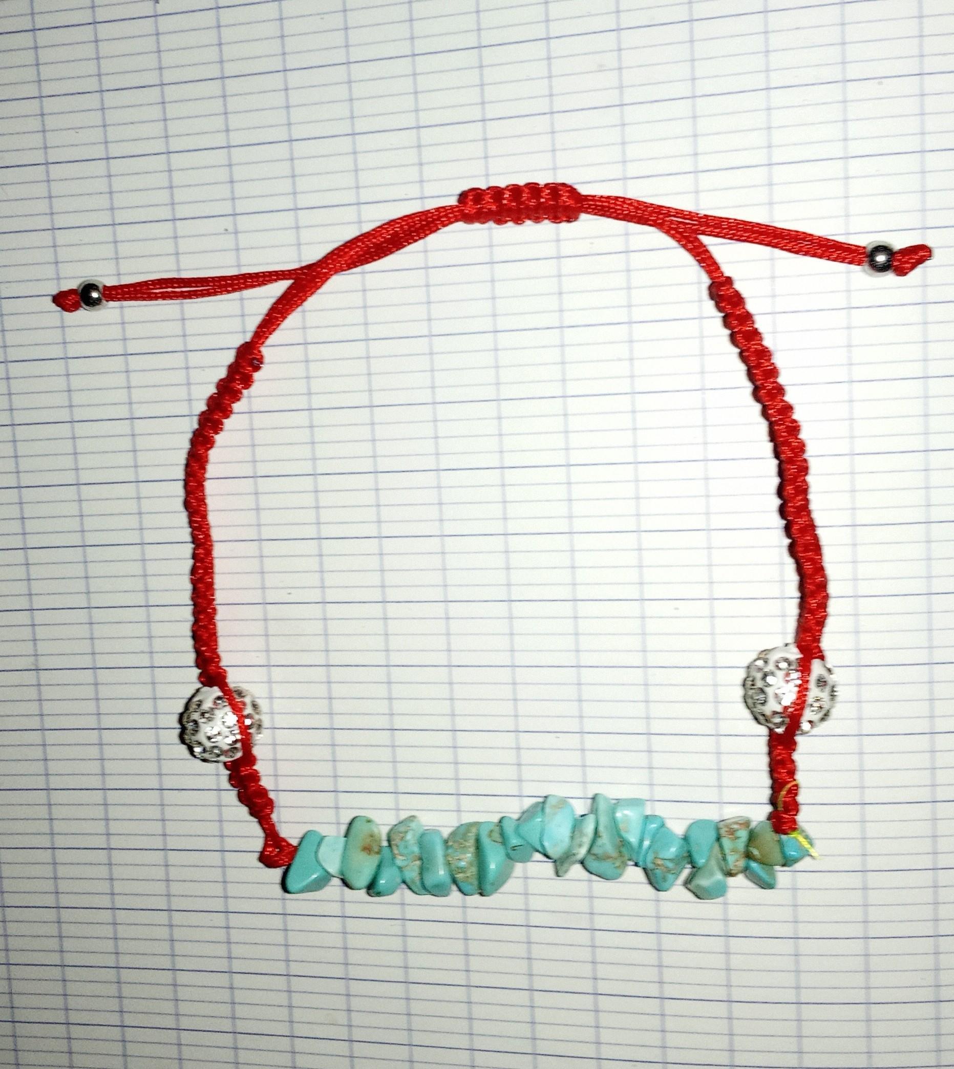 troc de troc bracelet ajustable pierre naturelle turquoise /pour diabète image 0