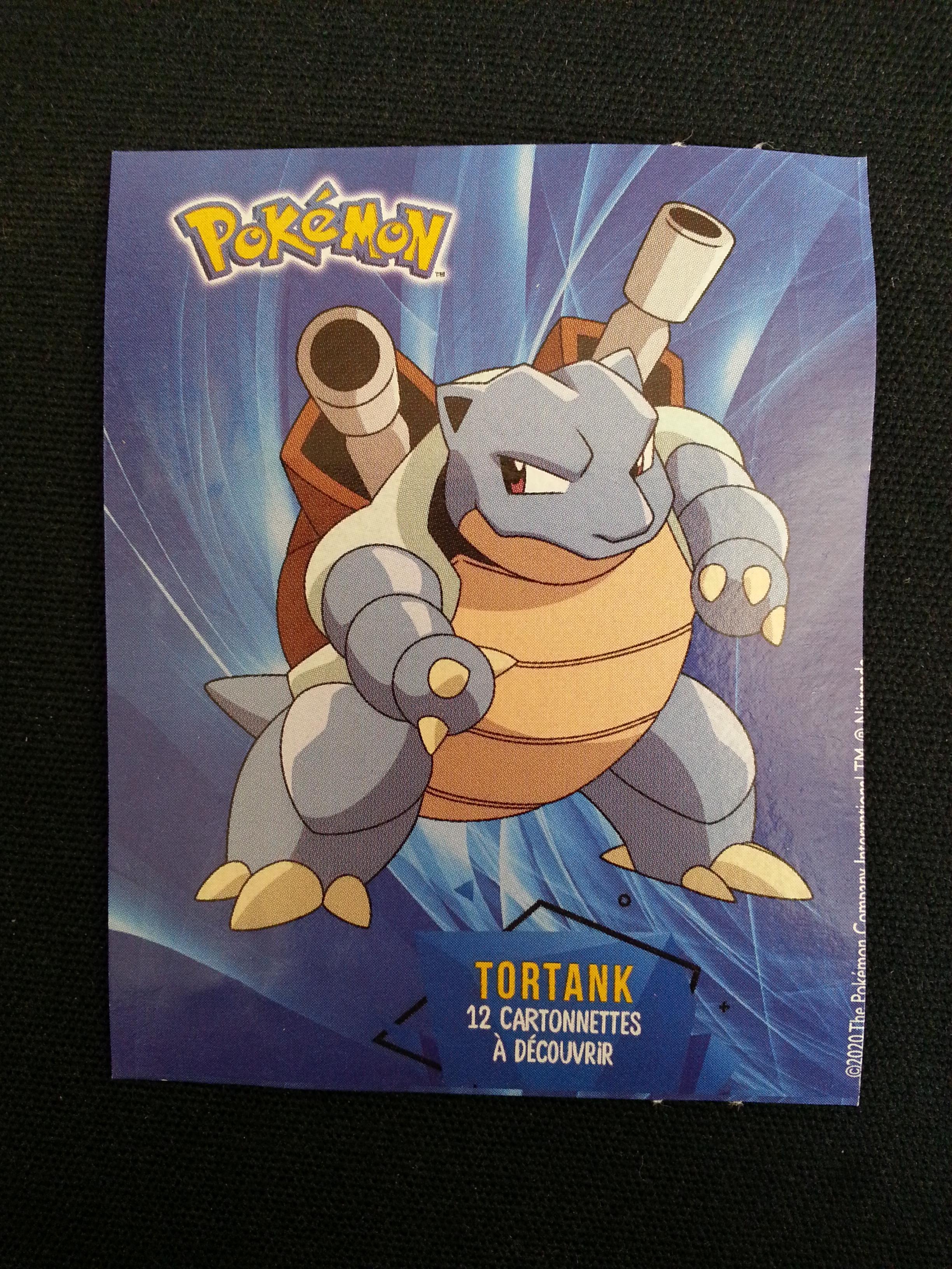 troc de troc cartonnette pokémon tortank image 0