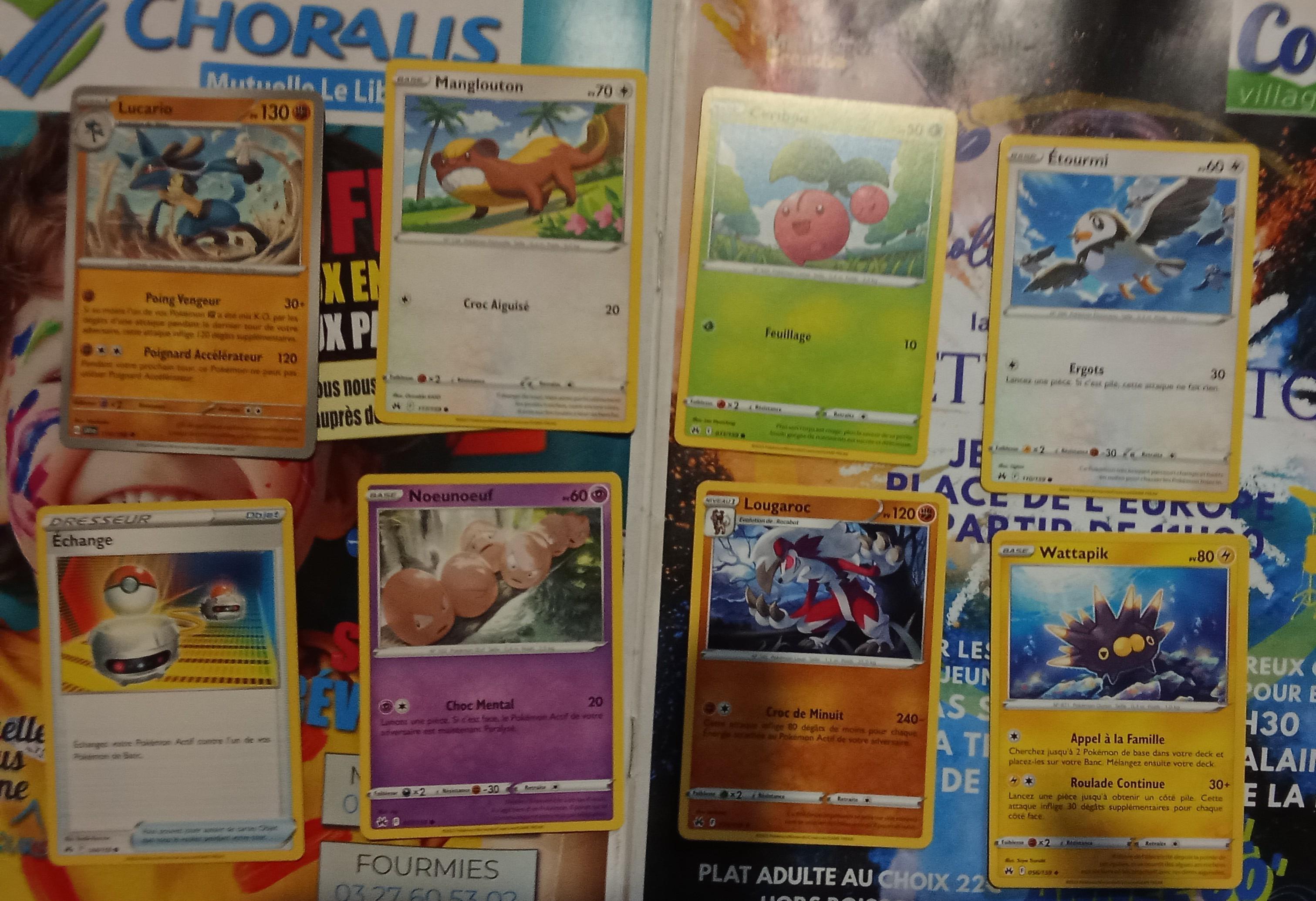 troc de troc lot cartes pokémons réserver mmmanga image 1