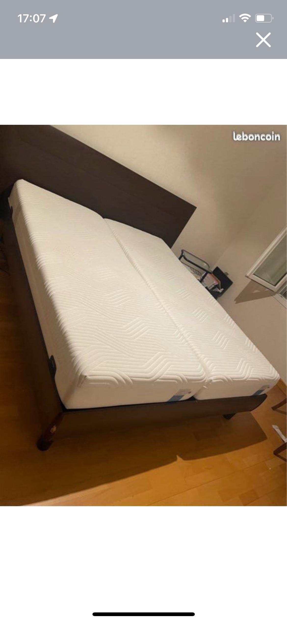 troc de troc sommier électrique avec matelas image 0