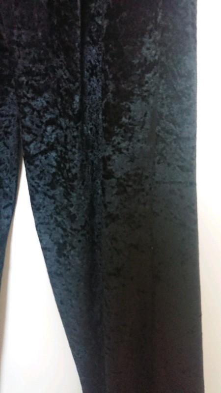 troc de troc pantalon noir taille haute en velours équivalent taille 2 image 1