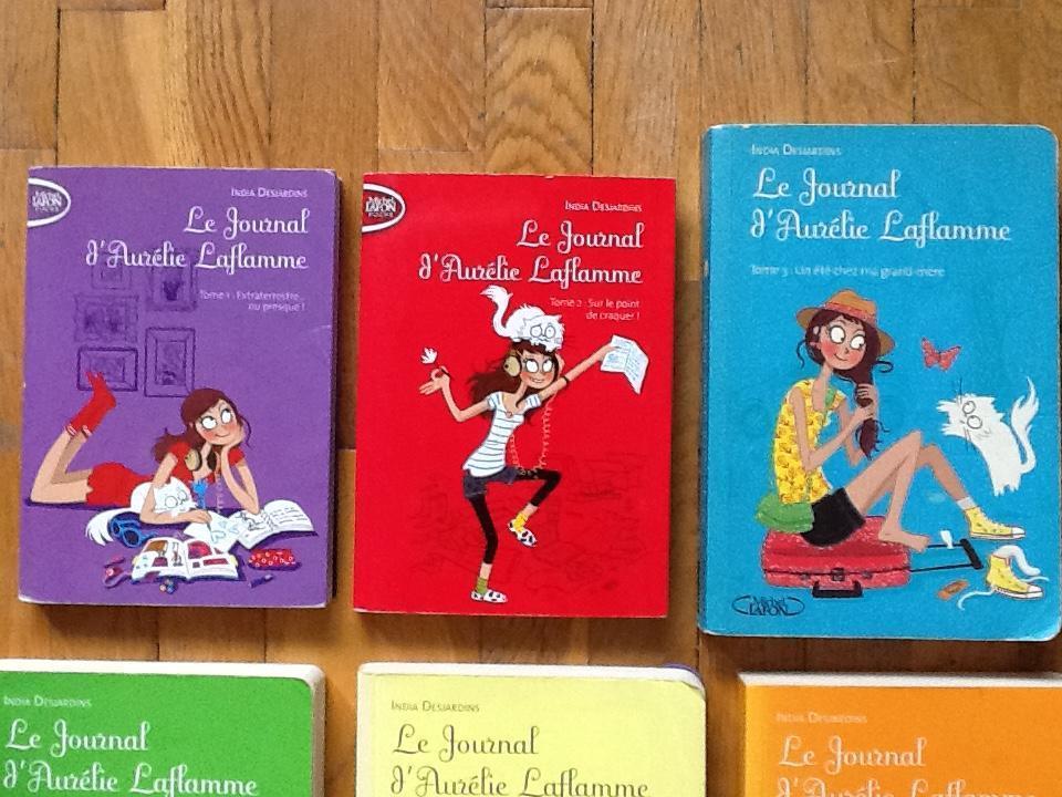 troc de troc lot de 6 tomes le journal d?aurelie laflamme - india desjardins image 2