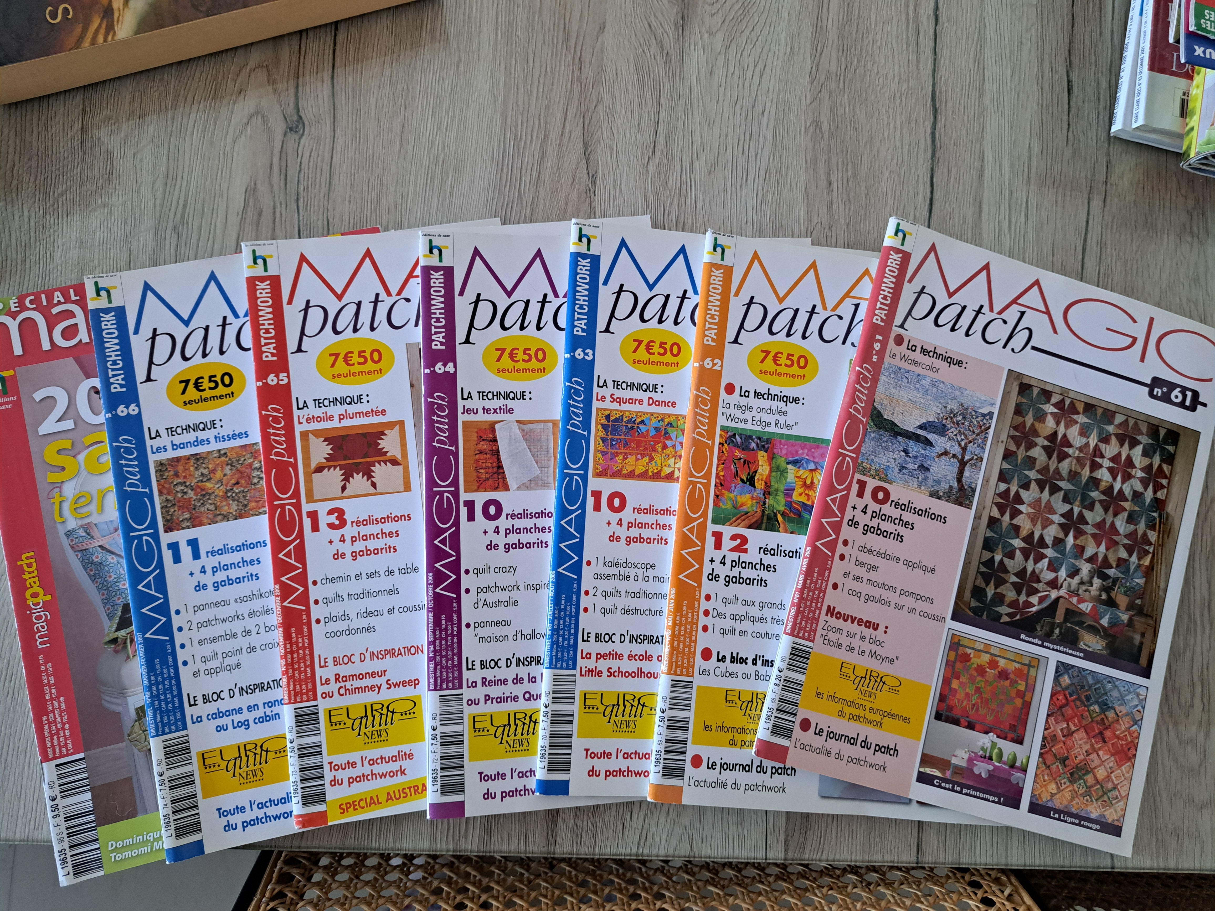 troc de troc lot 7 magazines "magicien patch" image 0