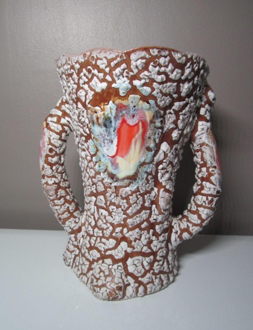 troc de troc vase en cÉramique de vallauris hauteur : 22 cm env image 0