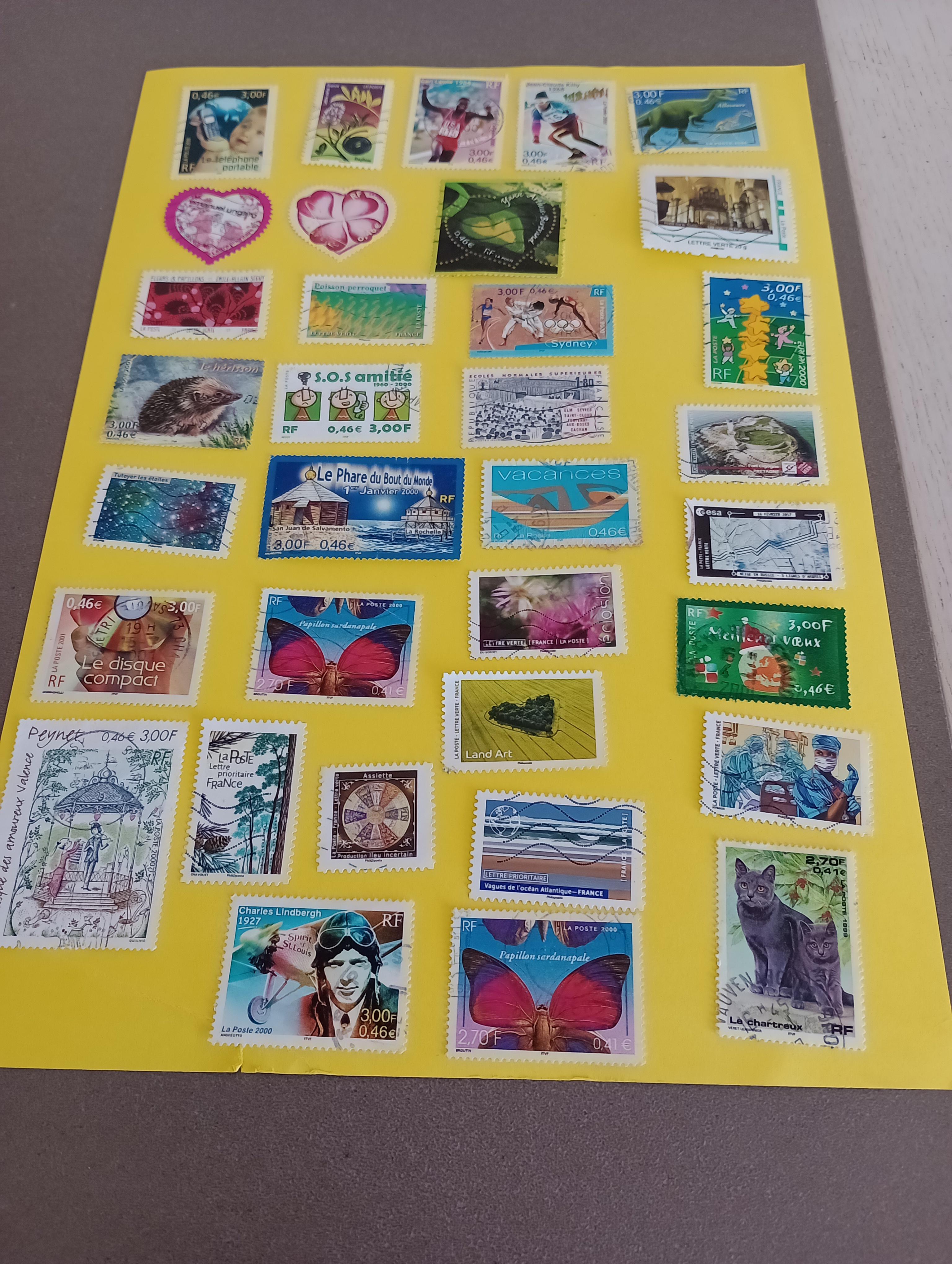 troc de troc lot a - 34 timbres france image 0