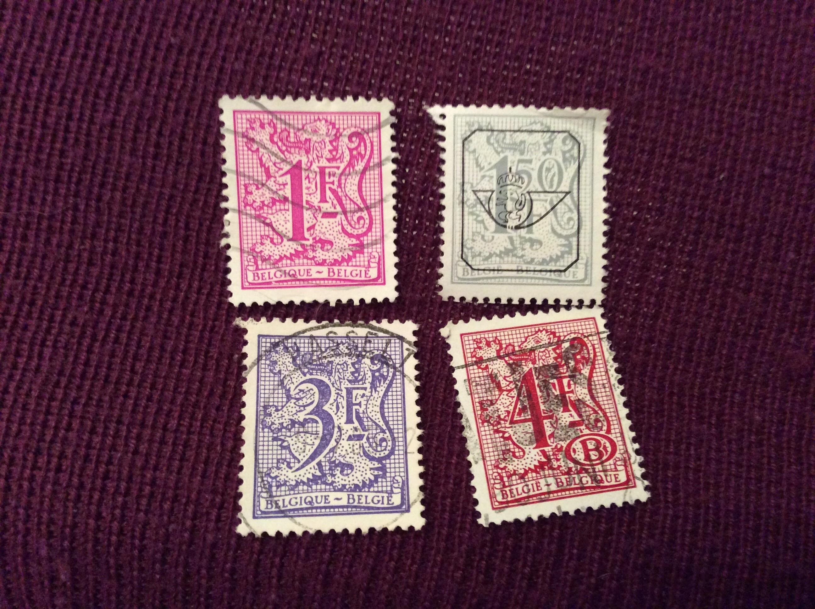 troc de troc 4 timbres belgique image 0