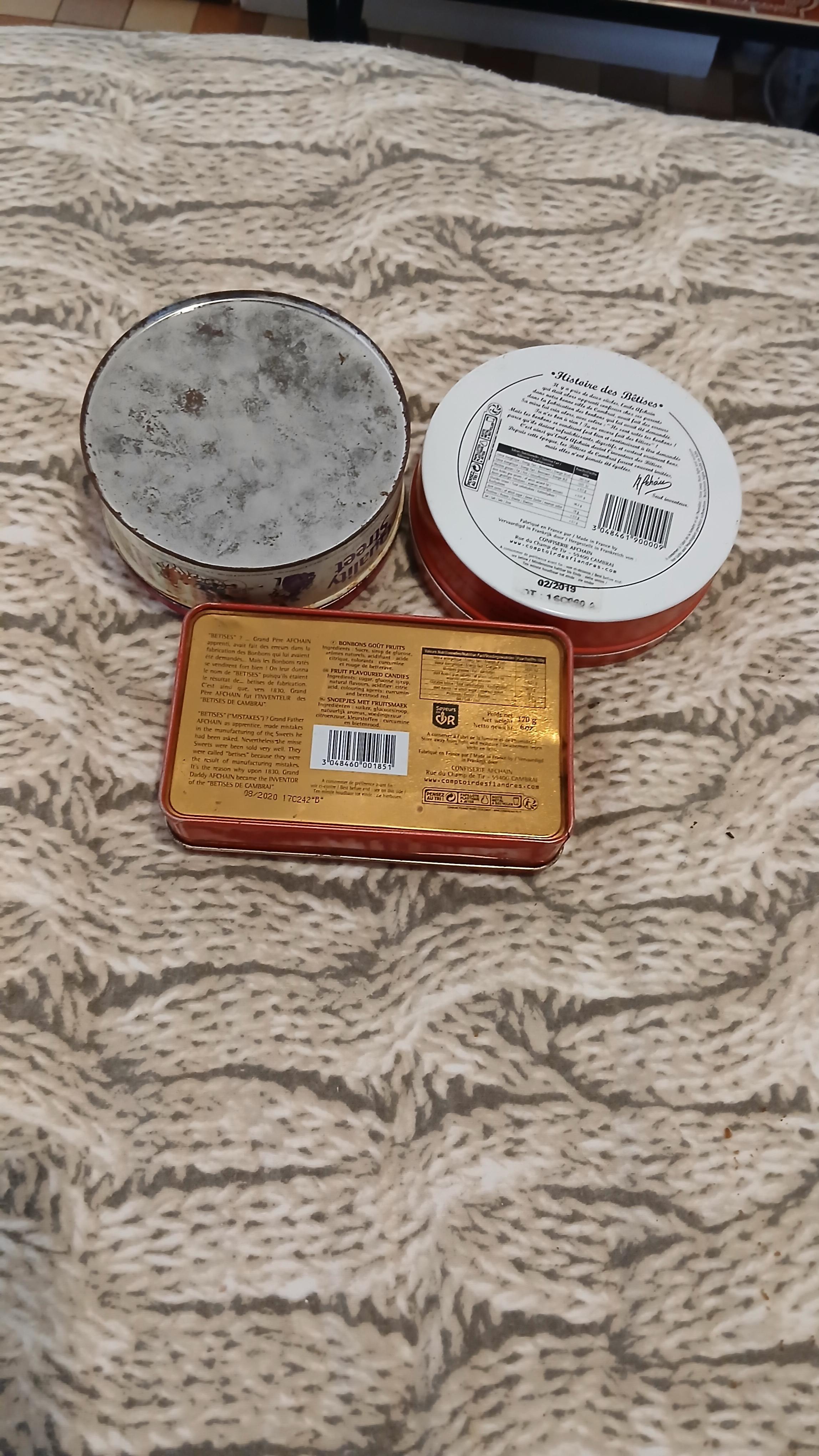 troc de troc lots de boîtes en fer image 2