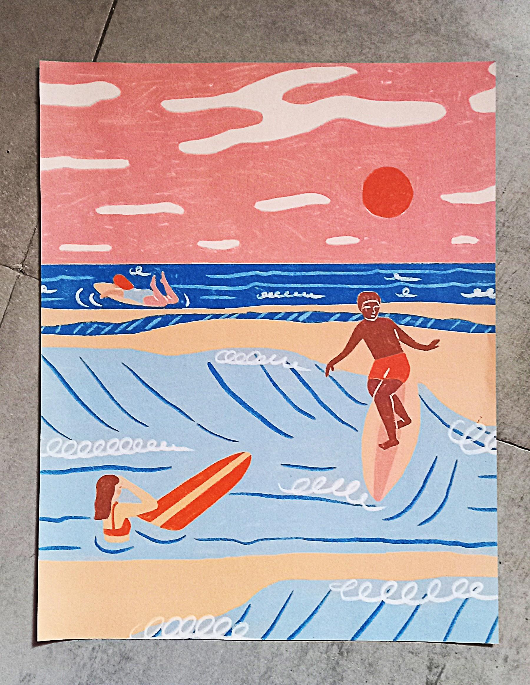 troc de troc affiche "les surfeurs". image 0