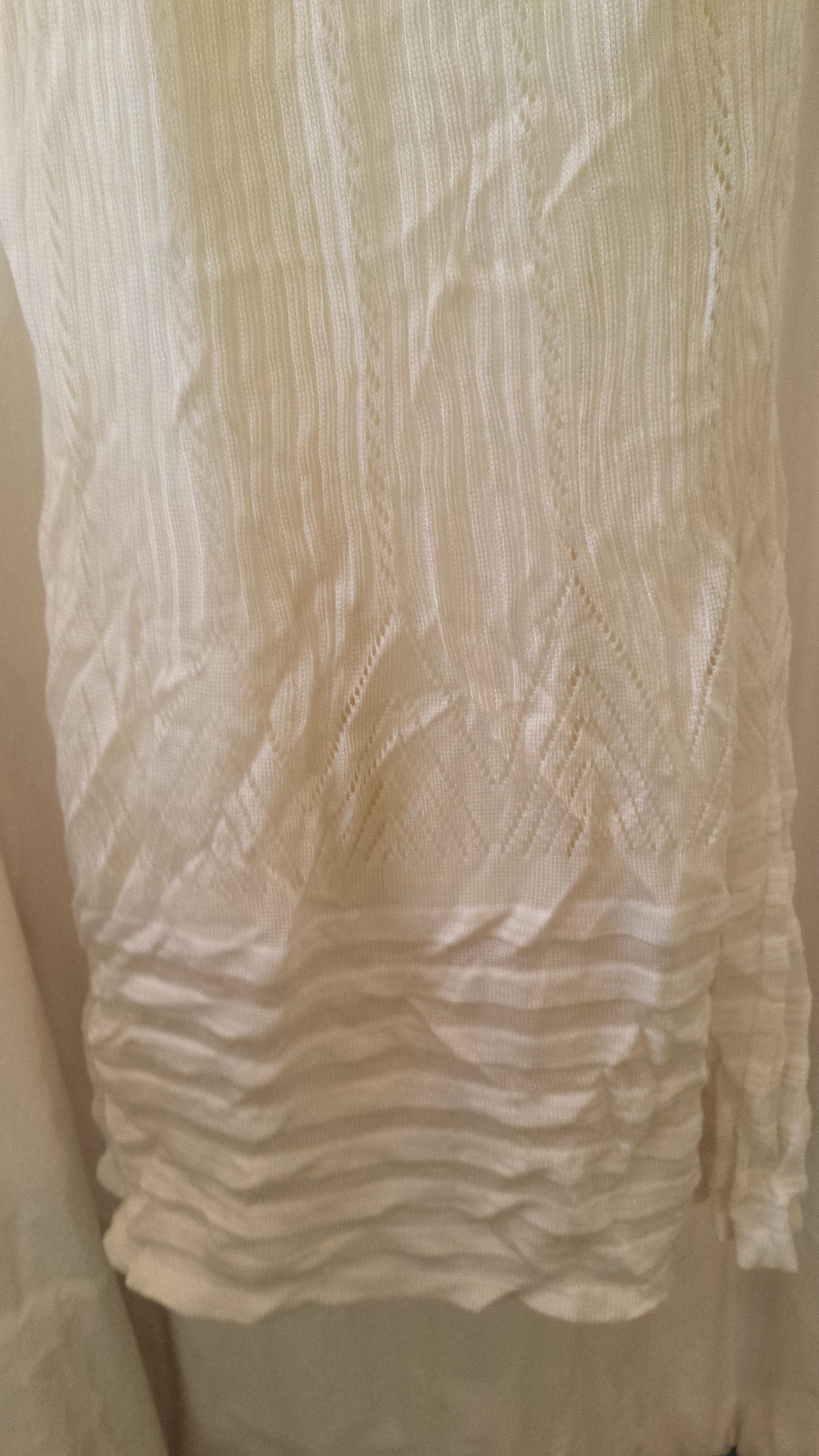 troc de troc robe longue en maille blanche image 2