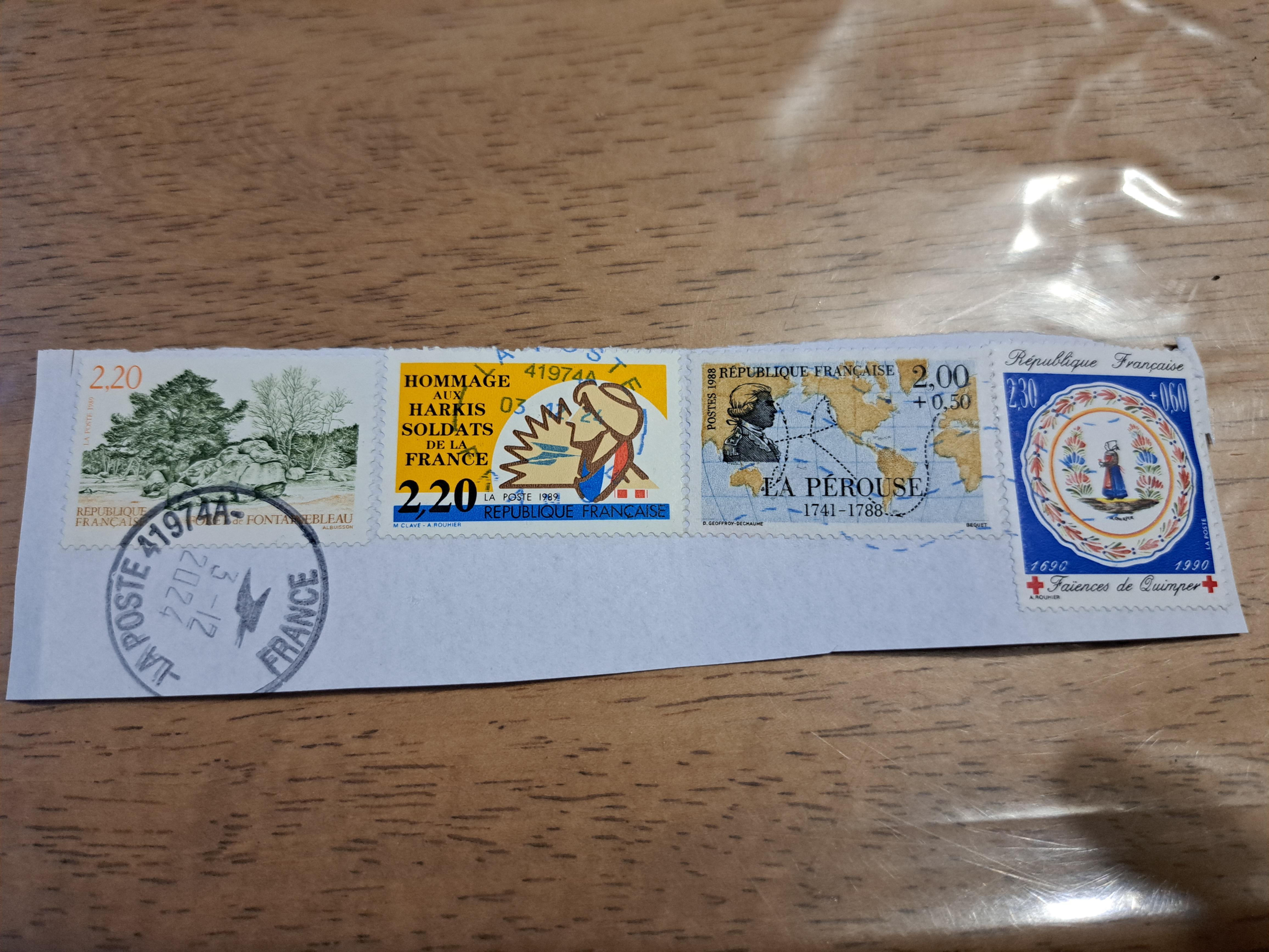 troc de troc reserves timbres oblitérés pour collection image 0