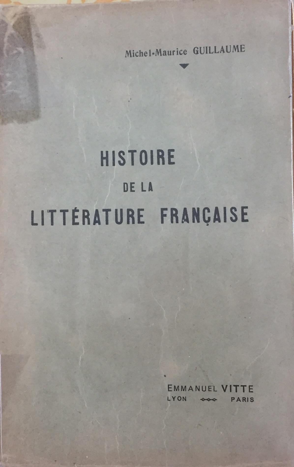 troc de troc deux livres d'histoire de la littérature française image 1