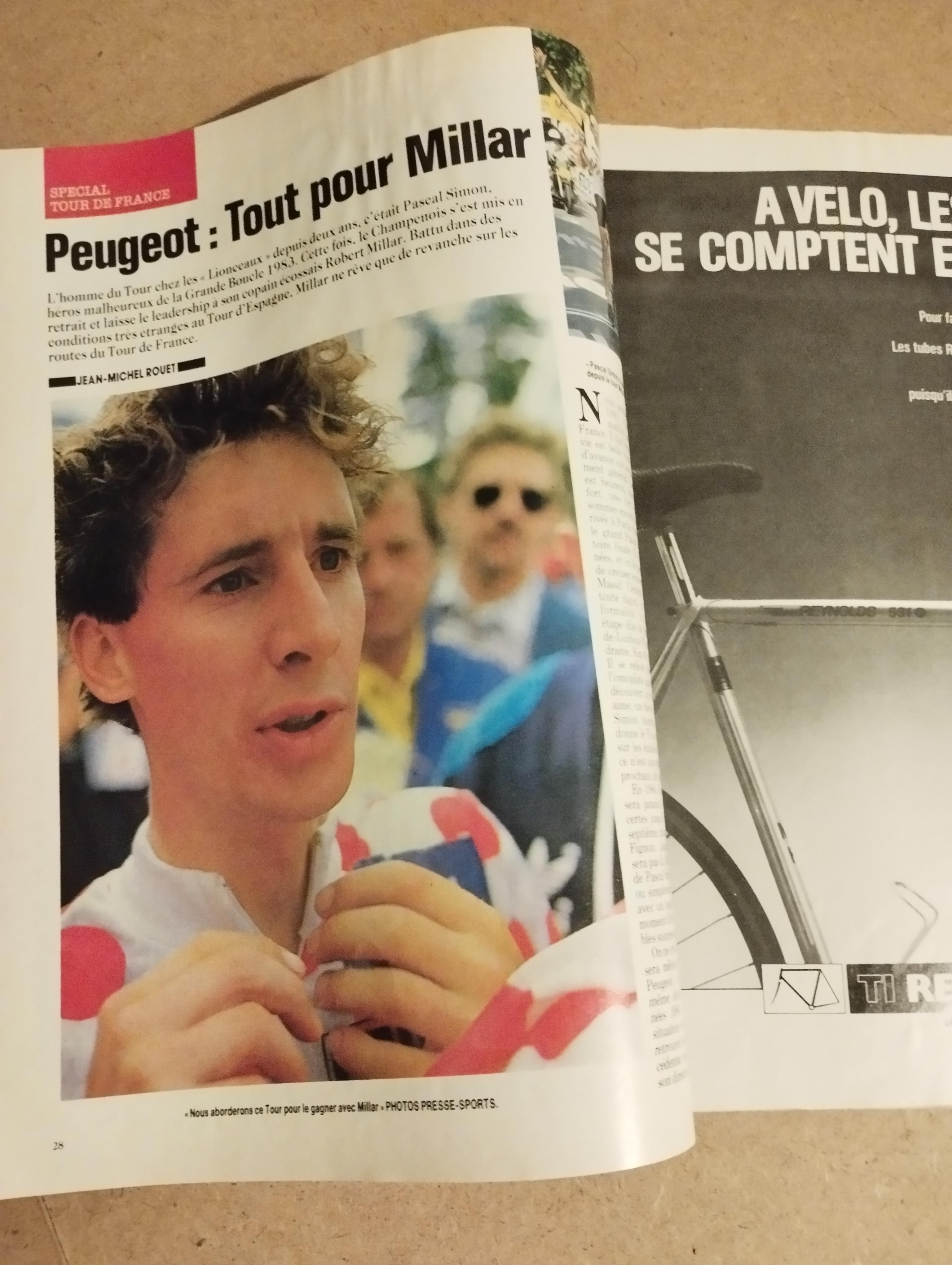 troc de troc vélo magazine bernard hinault - juillet 1985 image 1