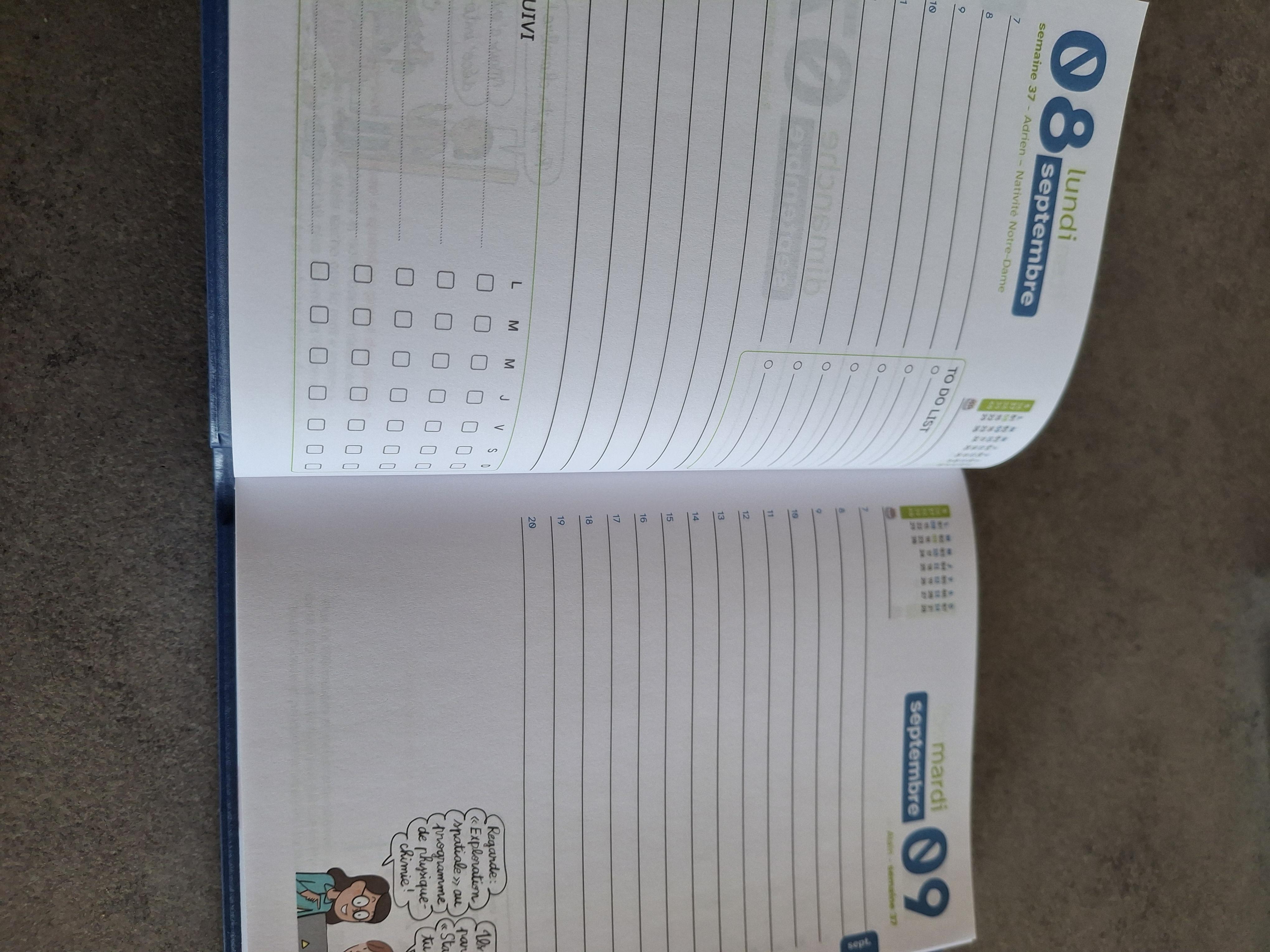 troc de troc agenda scolaire image 1
