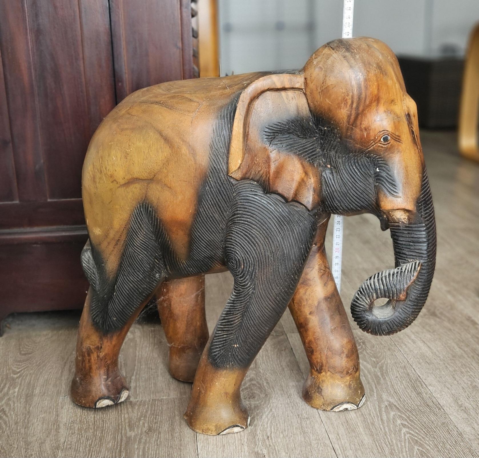 troc de troc Éléphant en bois image 0