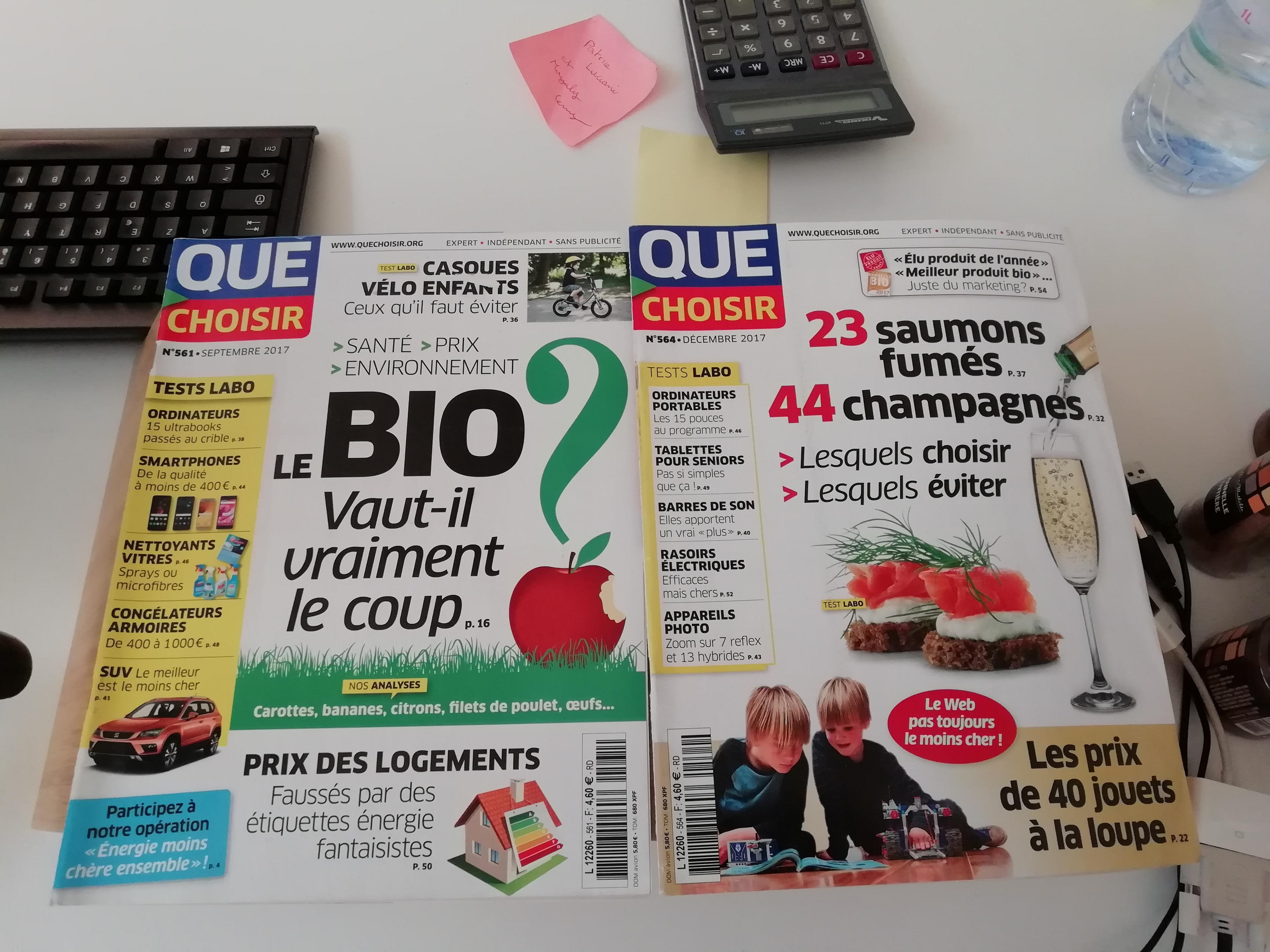 troc de troc lot de magasines ufc que choisir image 0