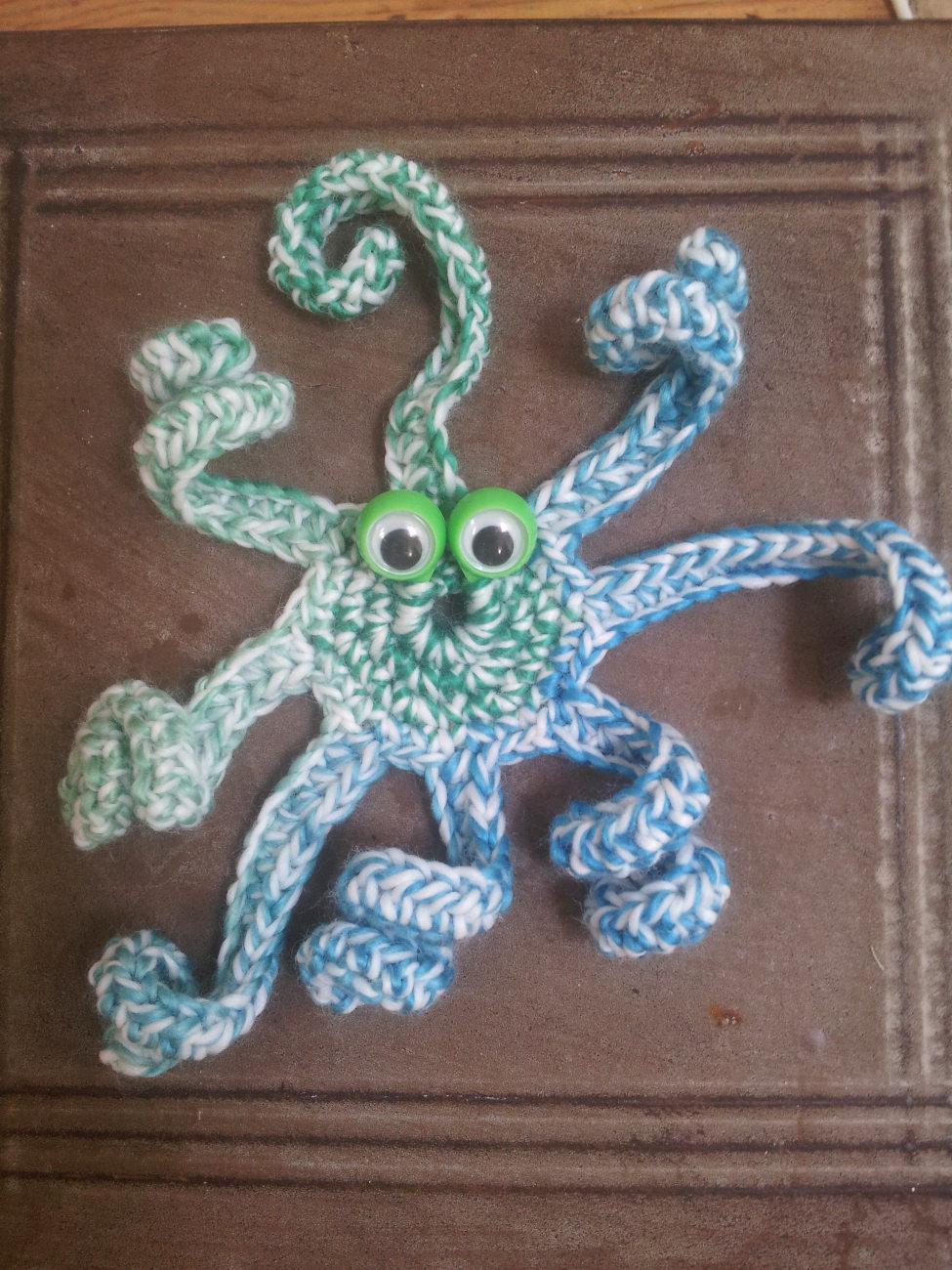 troc de troc petite pieuvre au crochet faite main #6 image 1