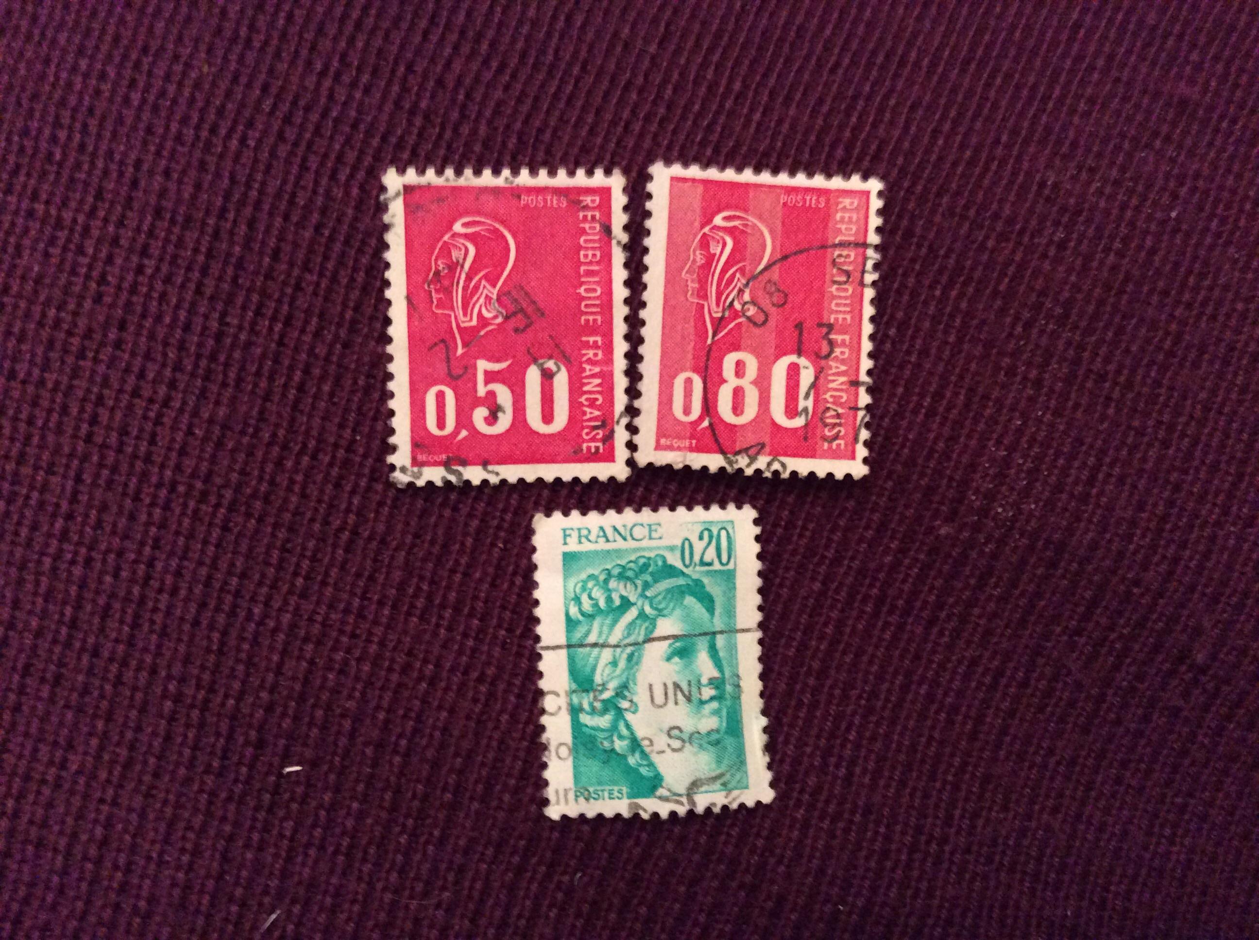 troc de troc 3 timbres français image 0