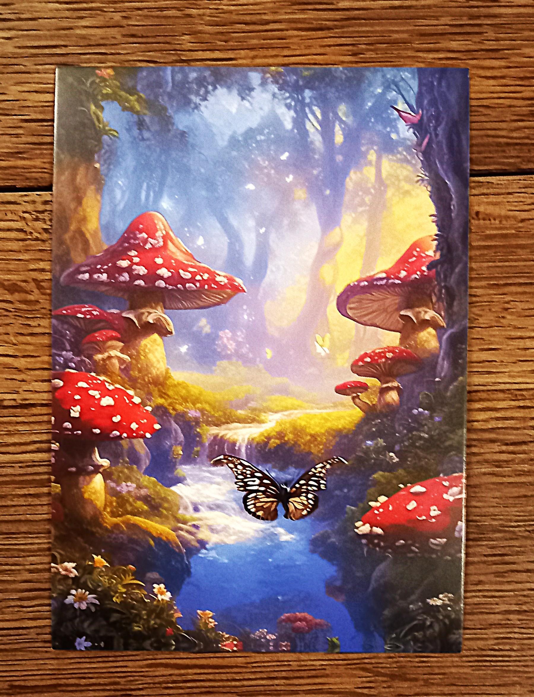 troc de troc carte postale "la forêt". image 0