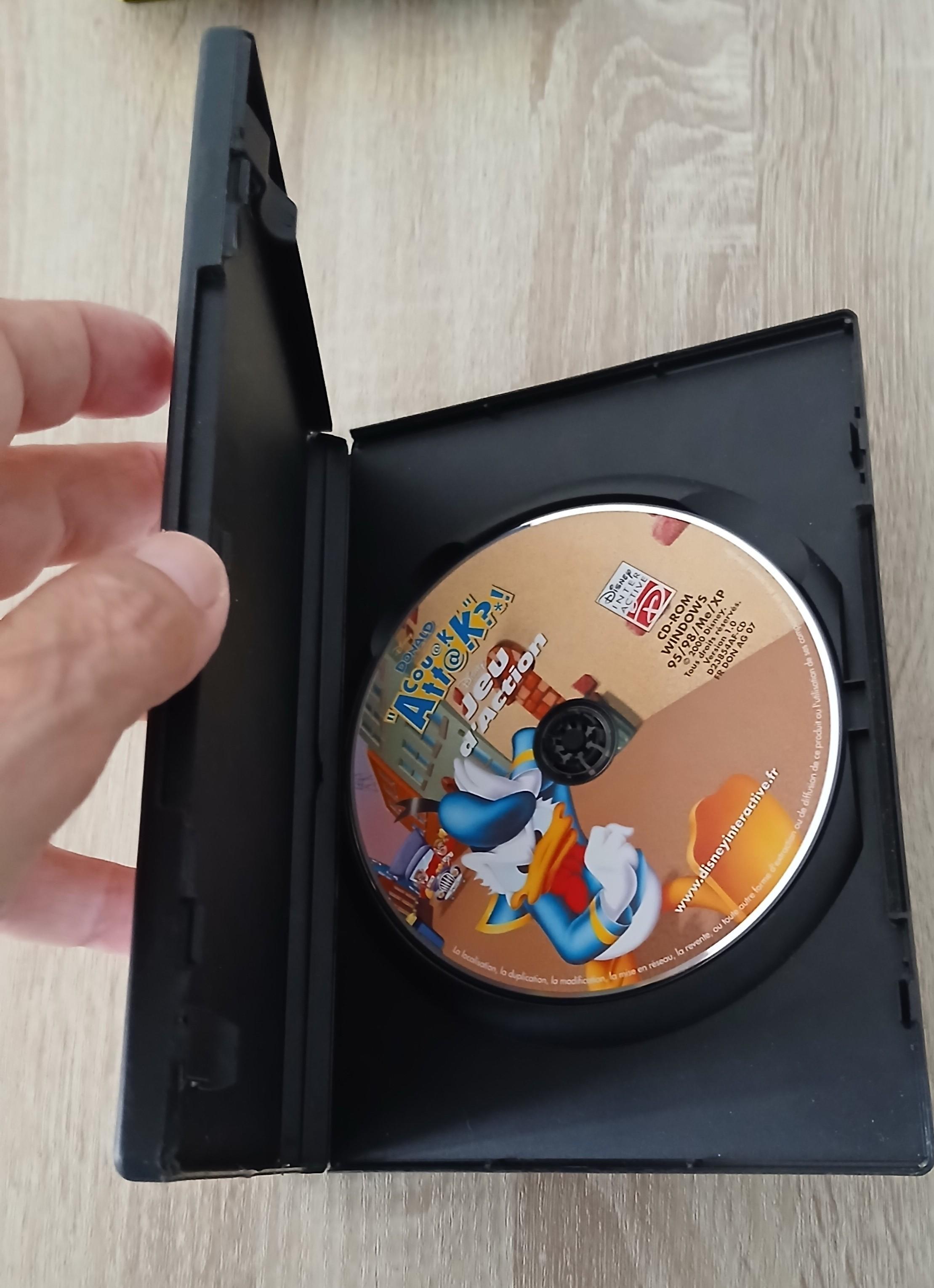 troc de troc pc cd disney classiques donald cou@k attak jeu d action image 1