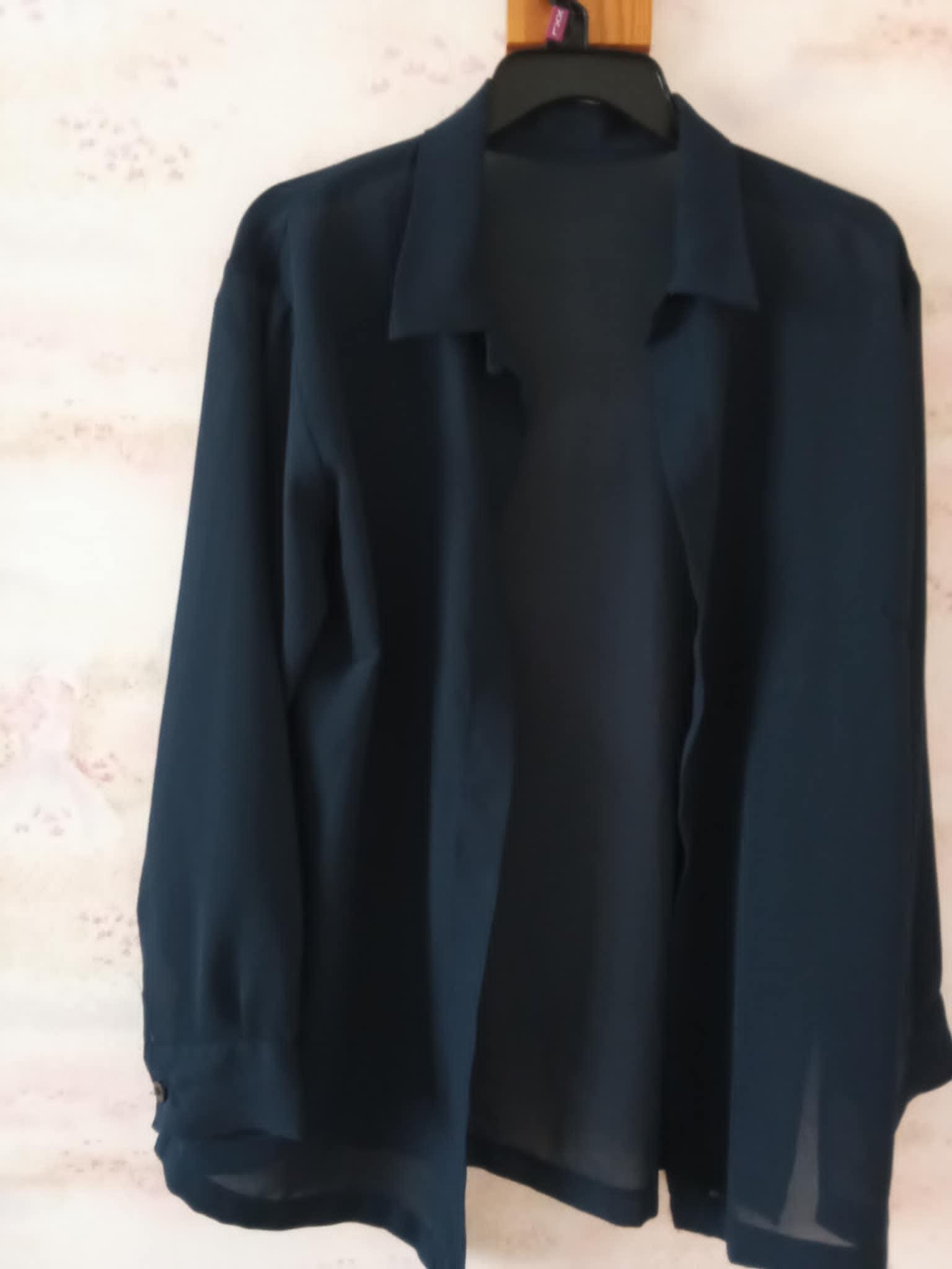 troc de troc veste chemisier en voile  44/46 très bon etat image 0