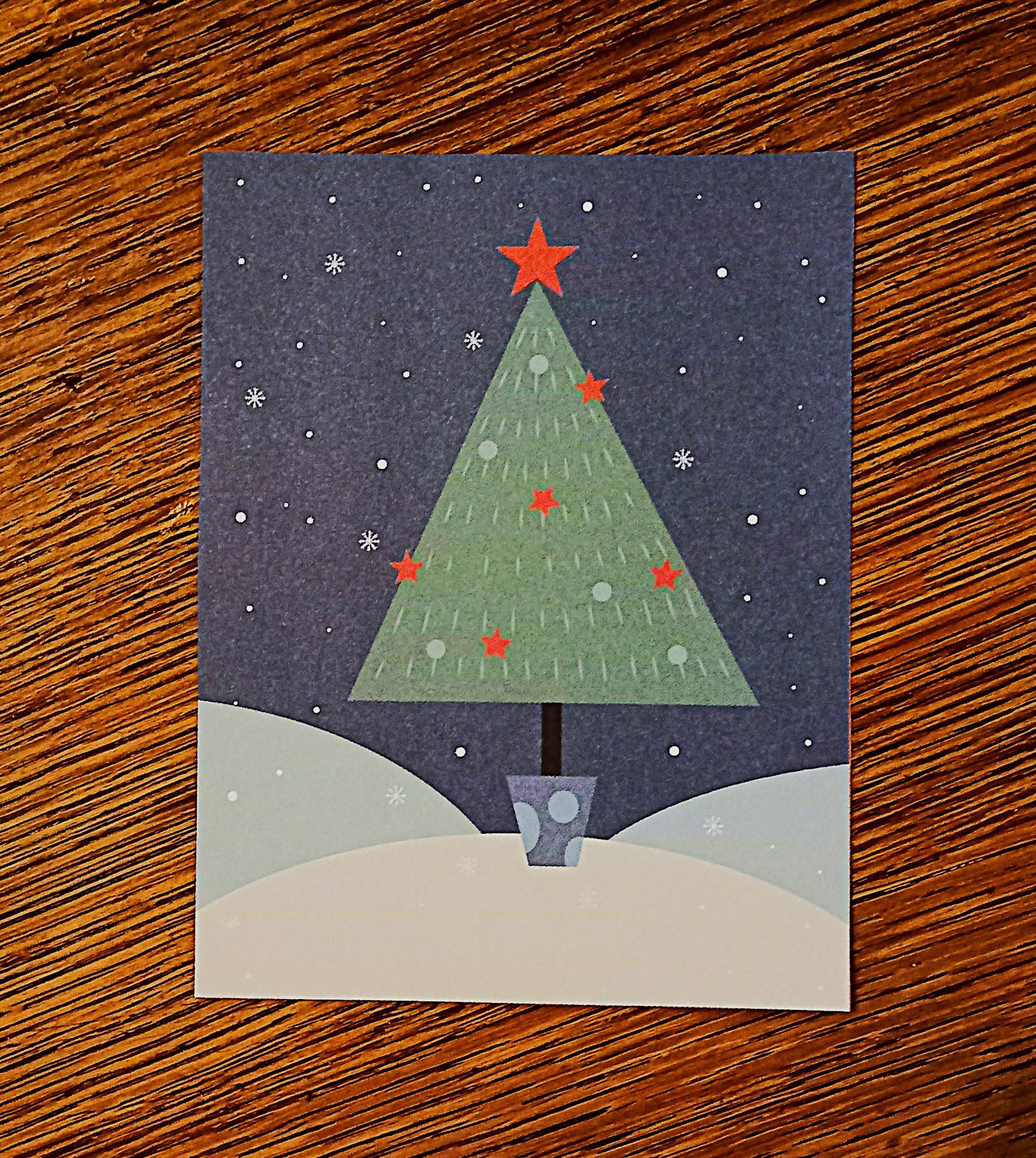 troc de troc carte "sapin de noël". image 0