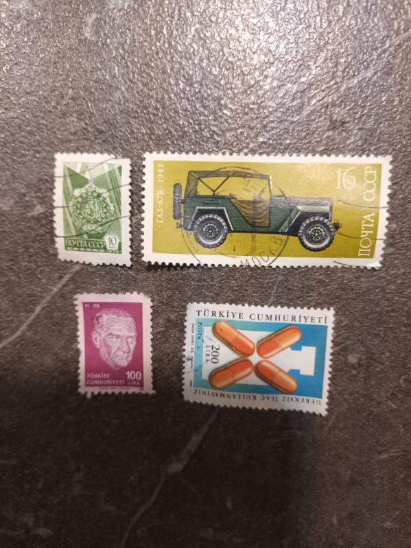 troc de troc timbres du monde - urss & turquie image 0