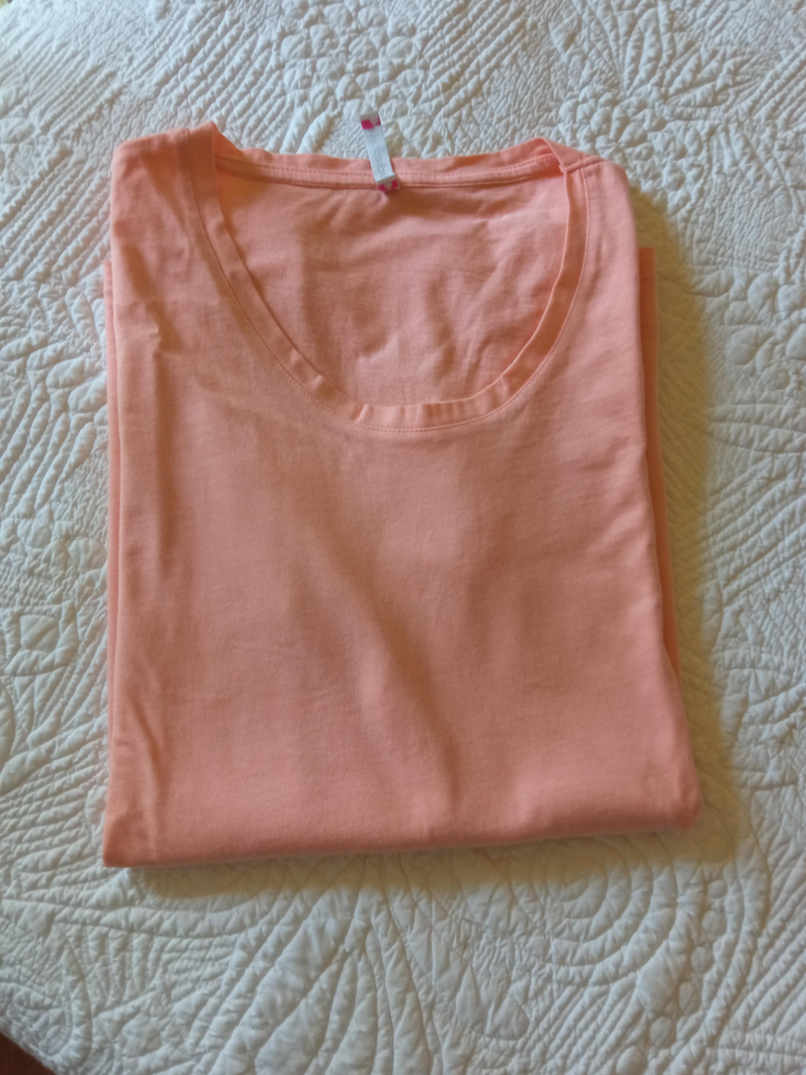 troc de troc tshirt rose saumon image 0