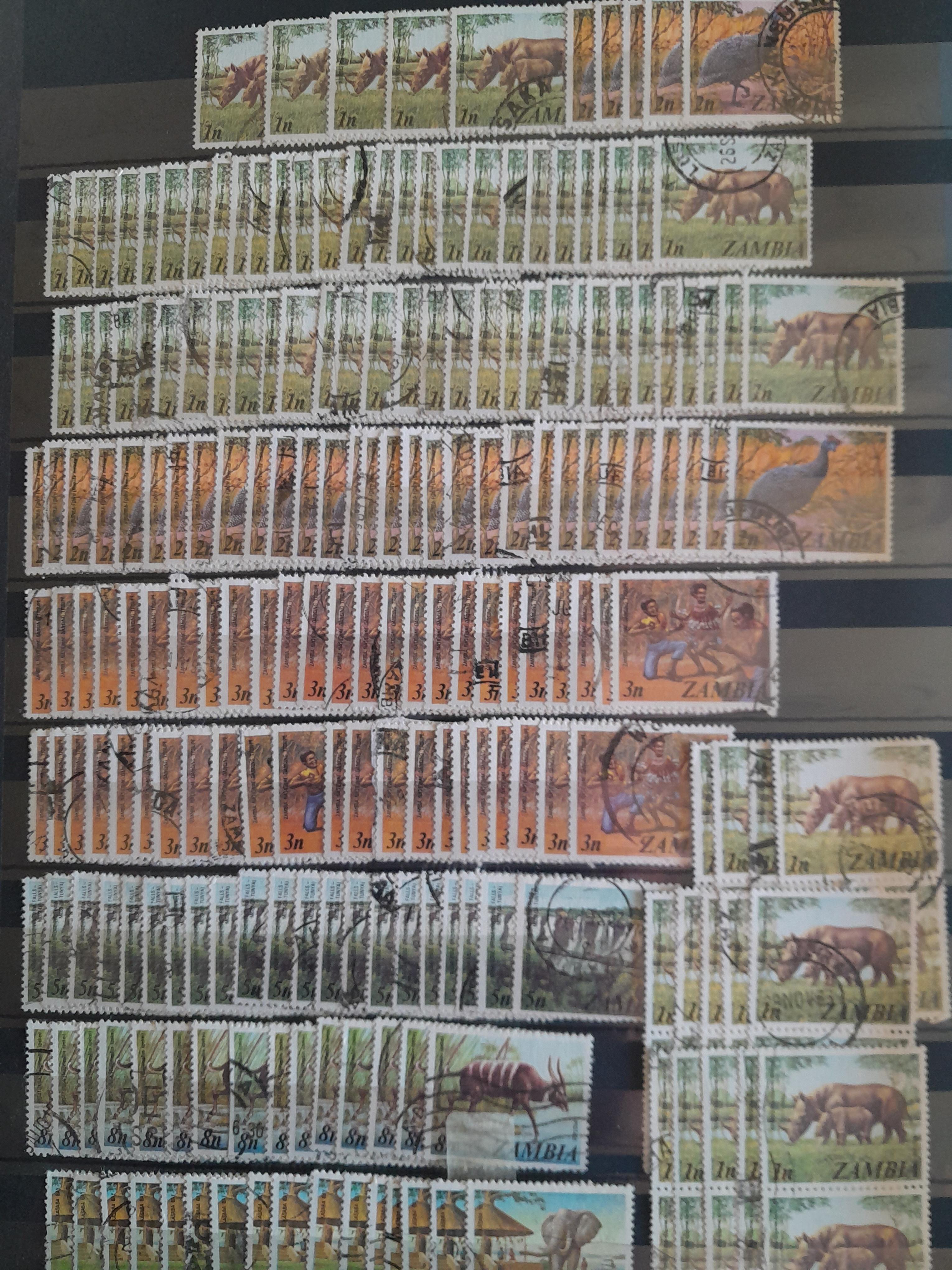 troc de troc echange timbres de zambie contre flyers uniquement image 1