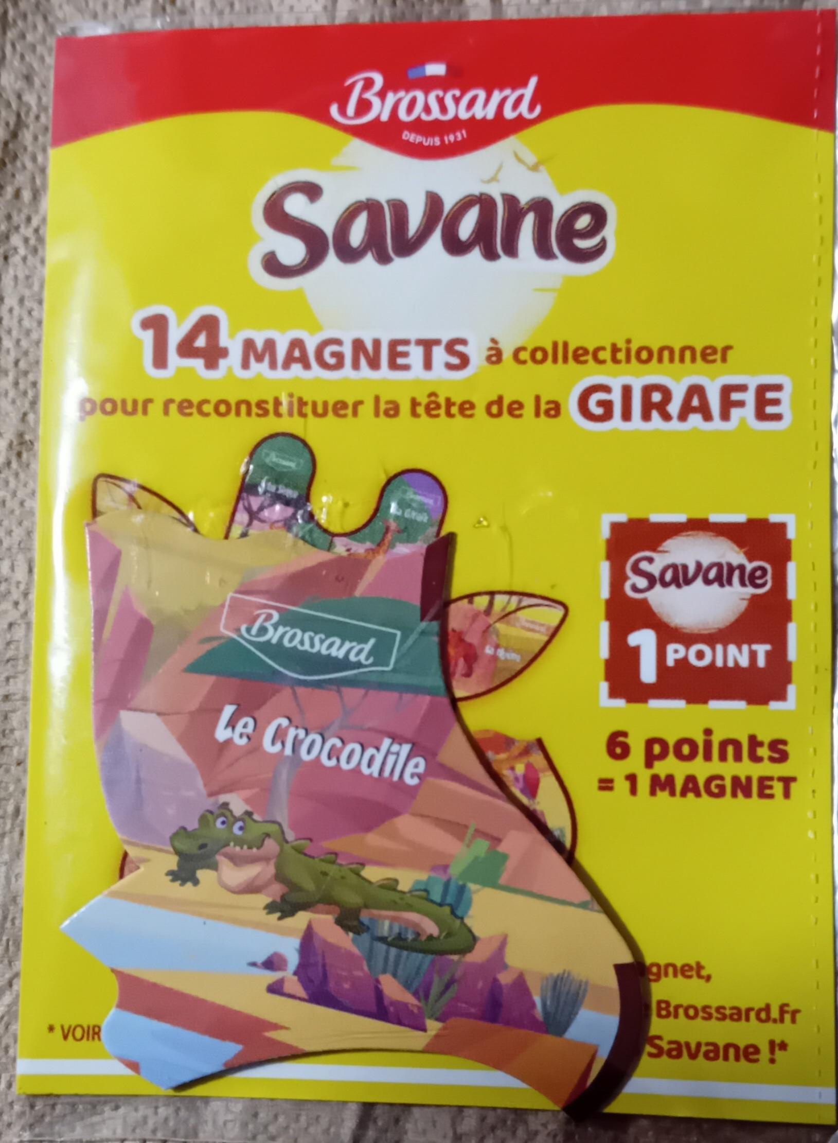 troc de troc magnet savane girafe crocodile image 0