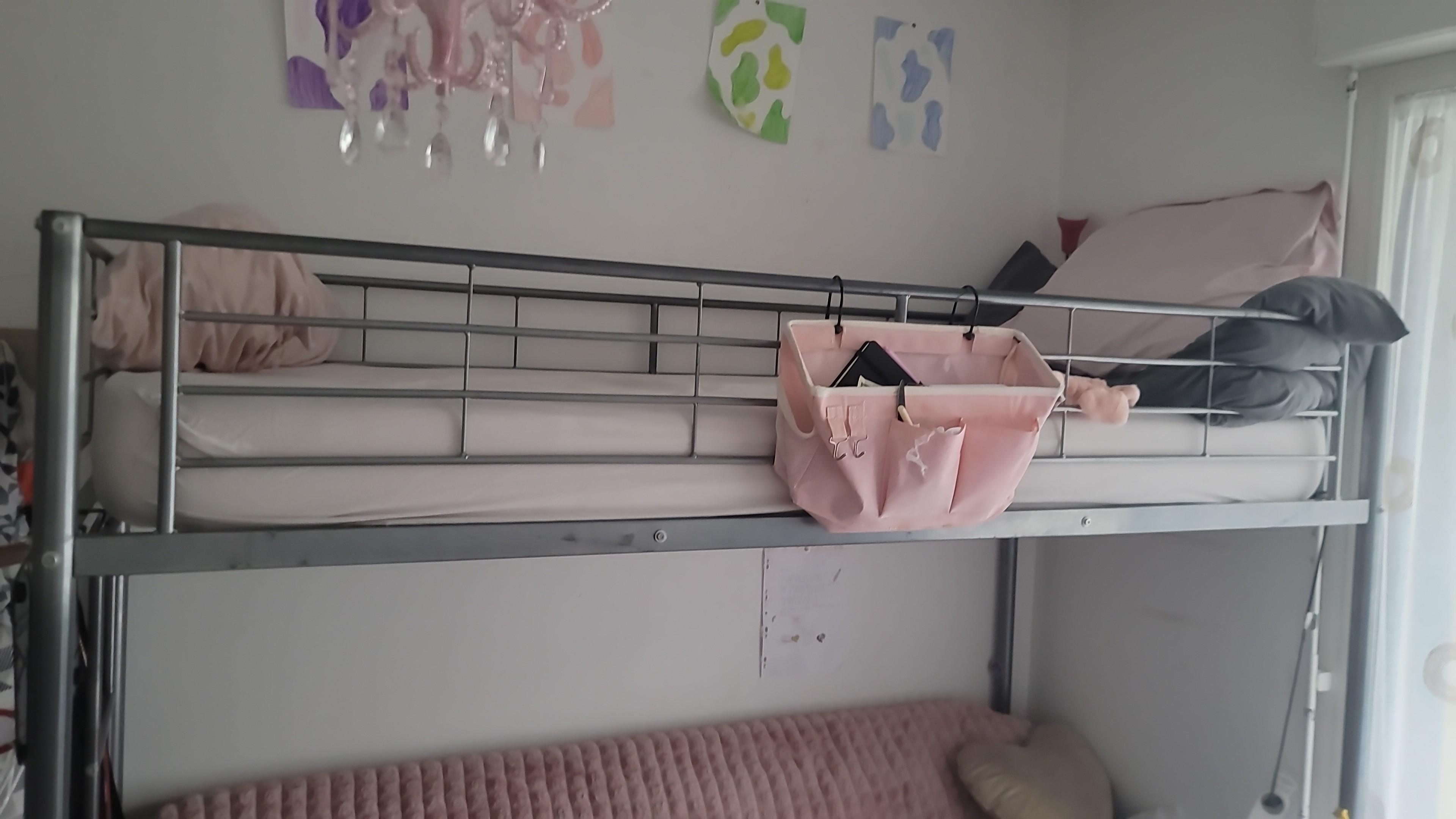 troc de troc lit mezzanine 1 personne avec canapé convertible image 1