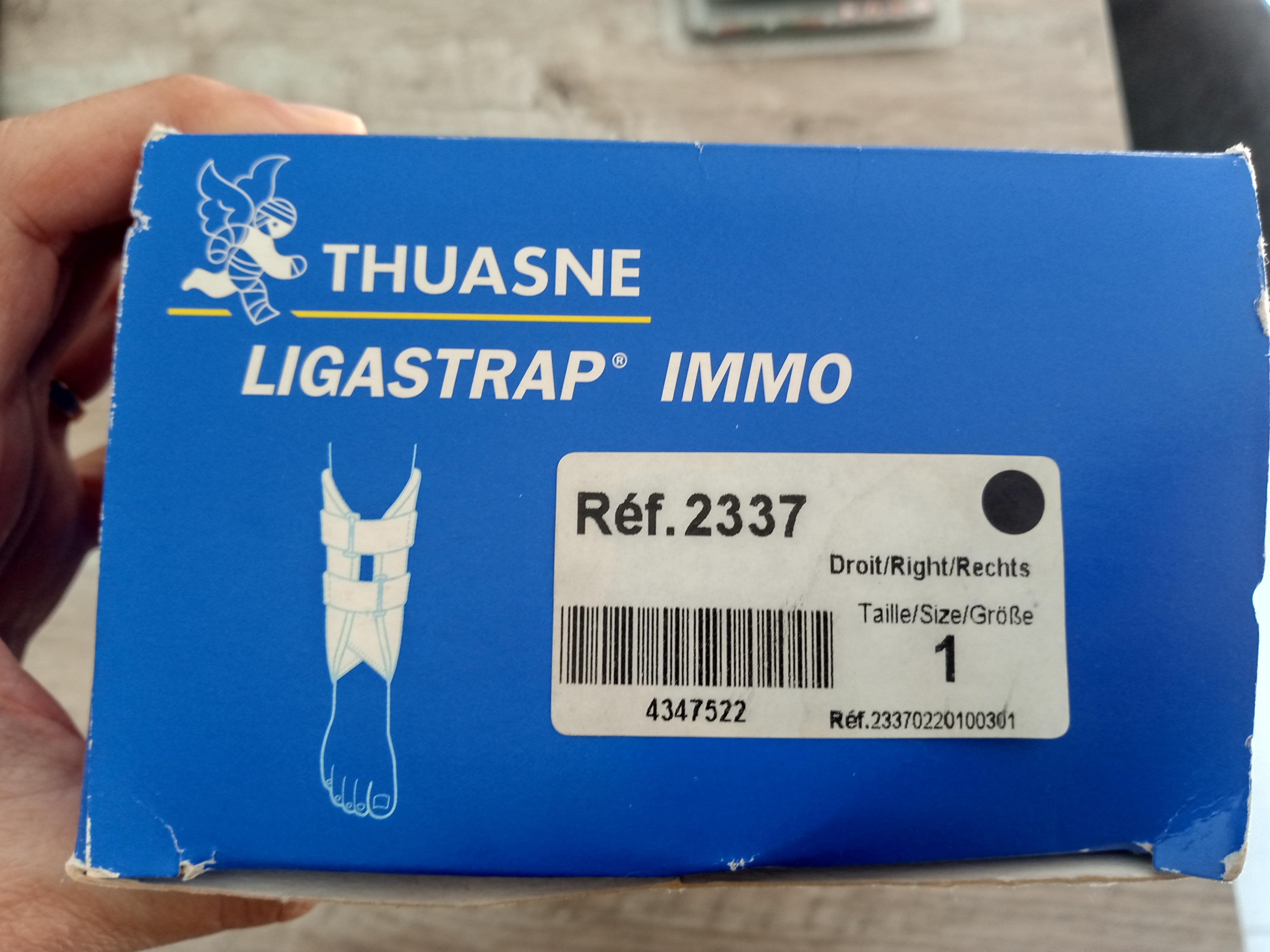 troc de troc orthèse de cheville droite - ligastrap thuasne taille 1 image 1