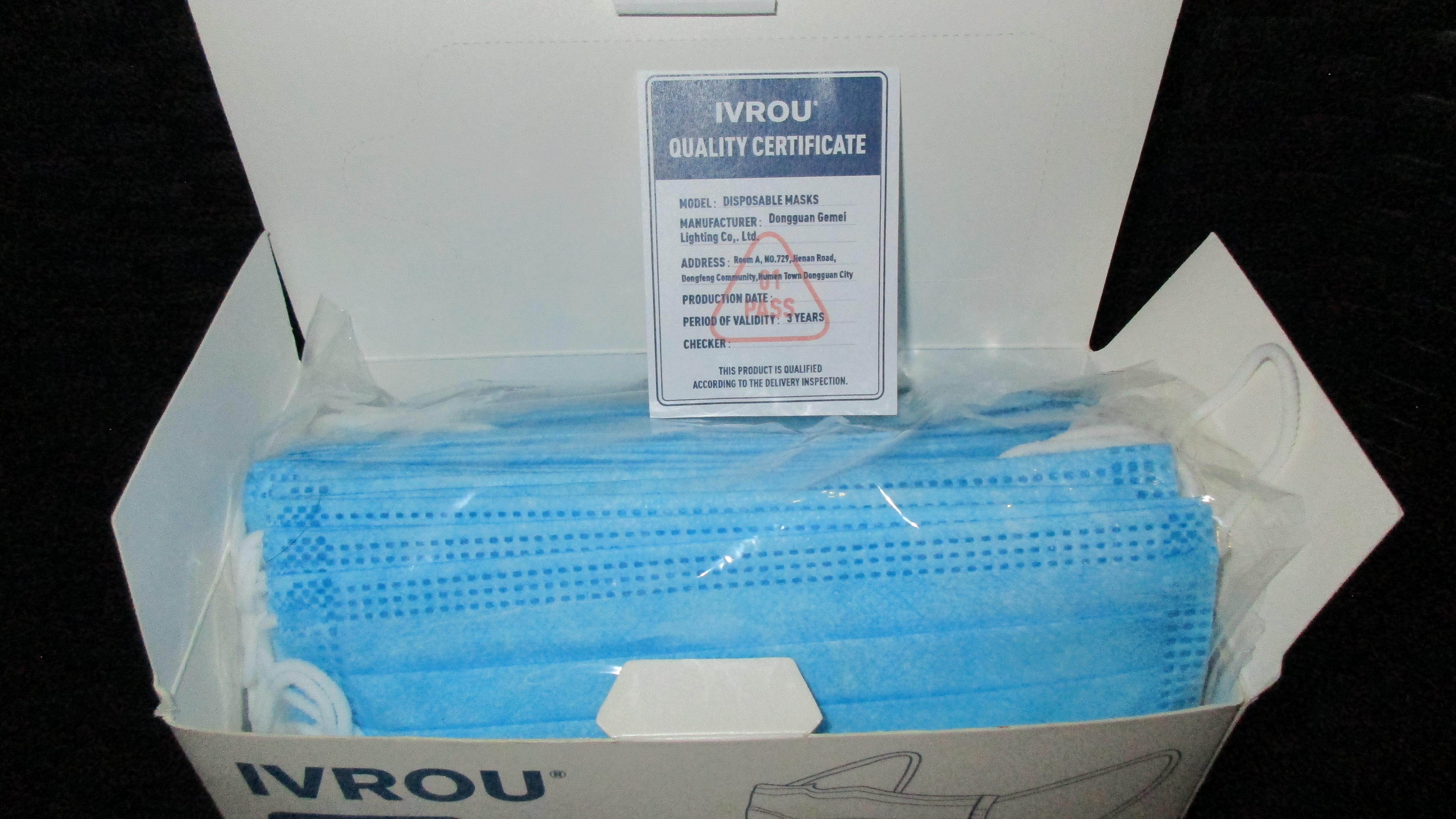 troc de troc boîte 47 masques jetables neufs image 0