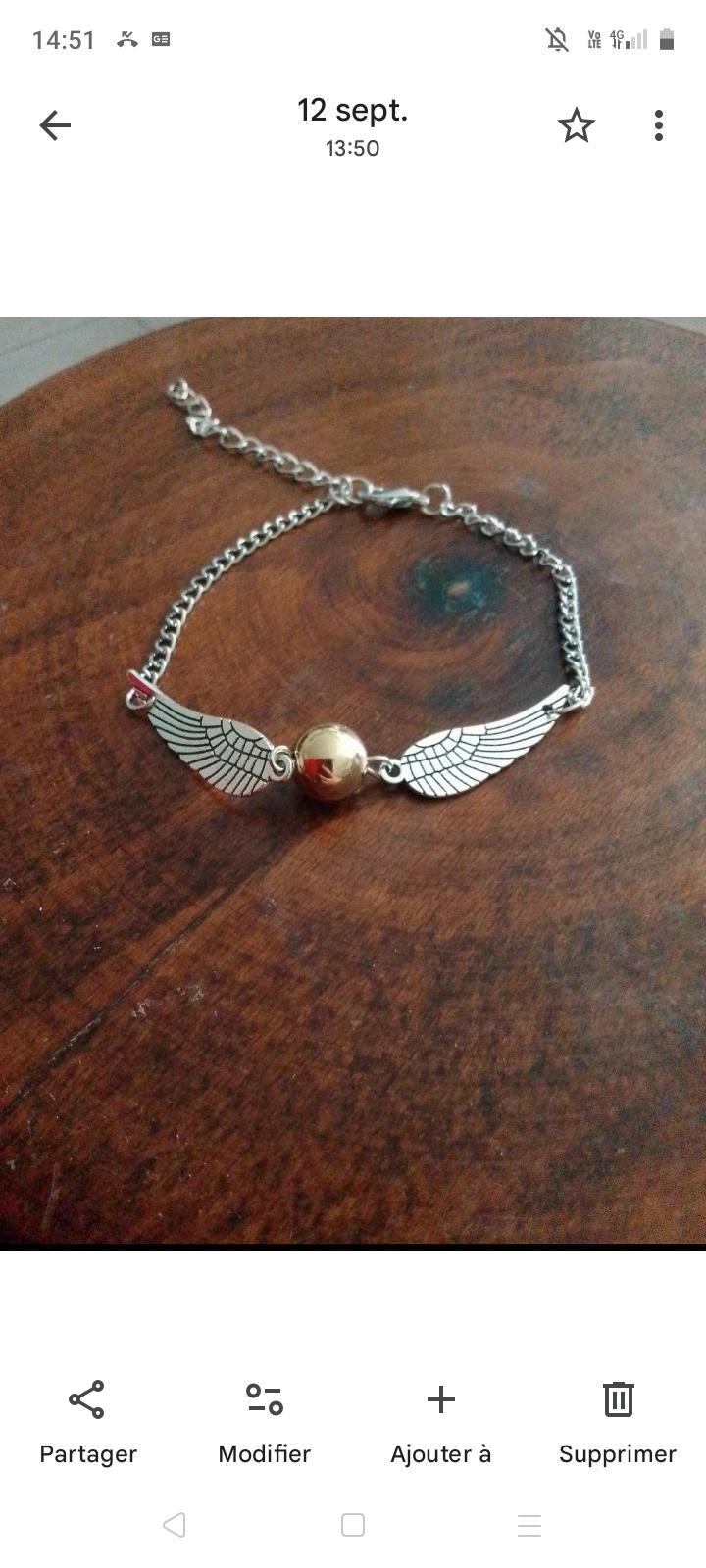 troc de troc bracelet harry potter image 1