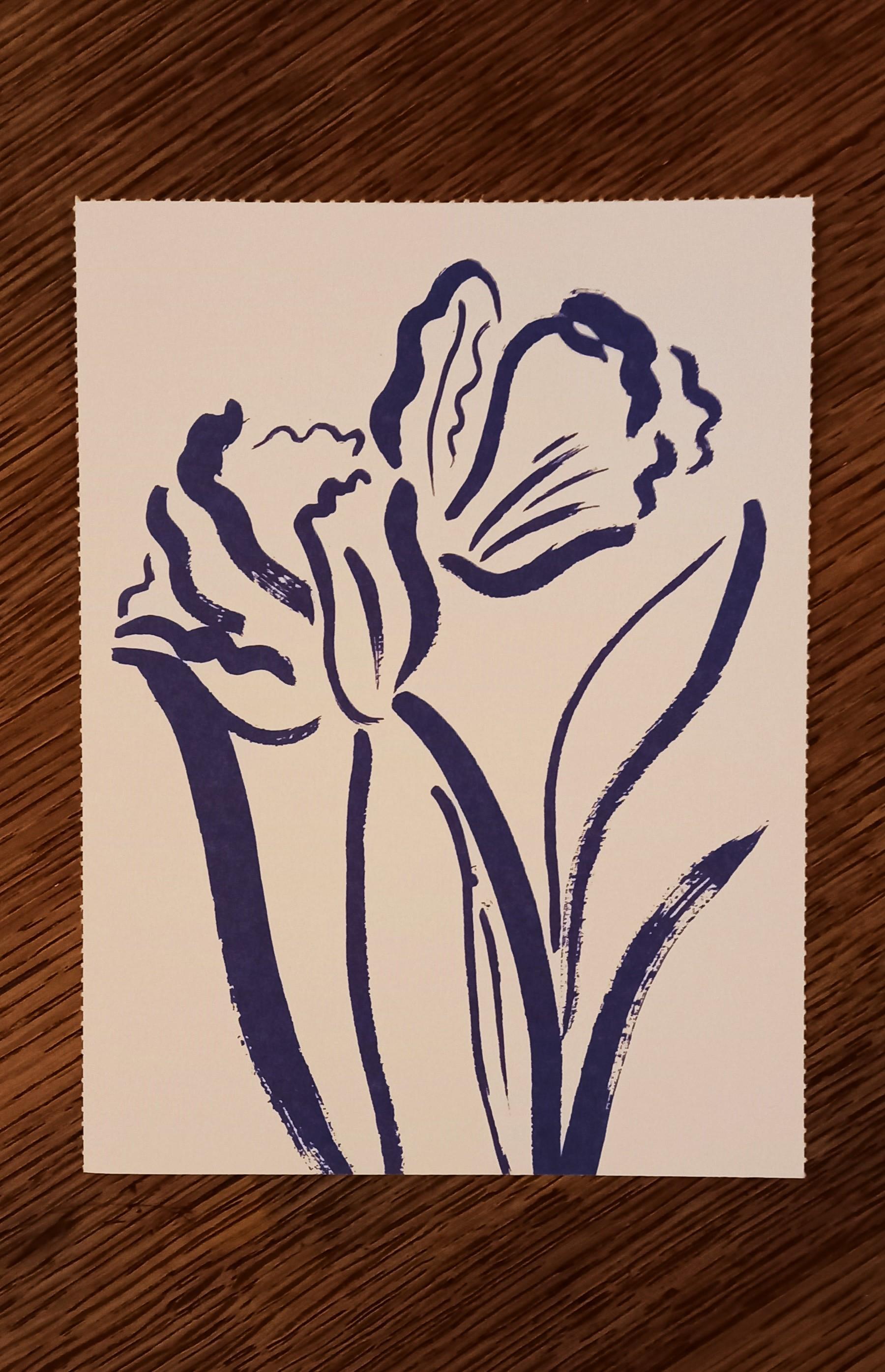 troc de troc carte postale "fleurs". image 0