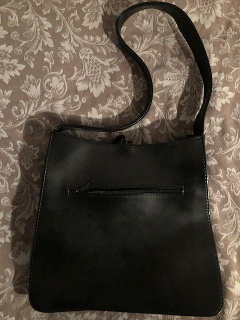 troc de troc réservé) sac à main noir hauteur 27cm image 1