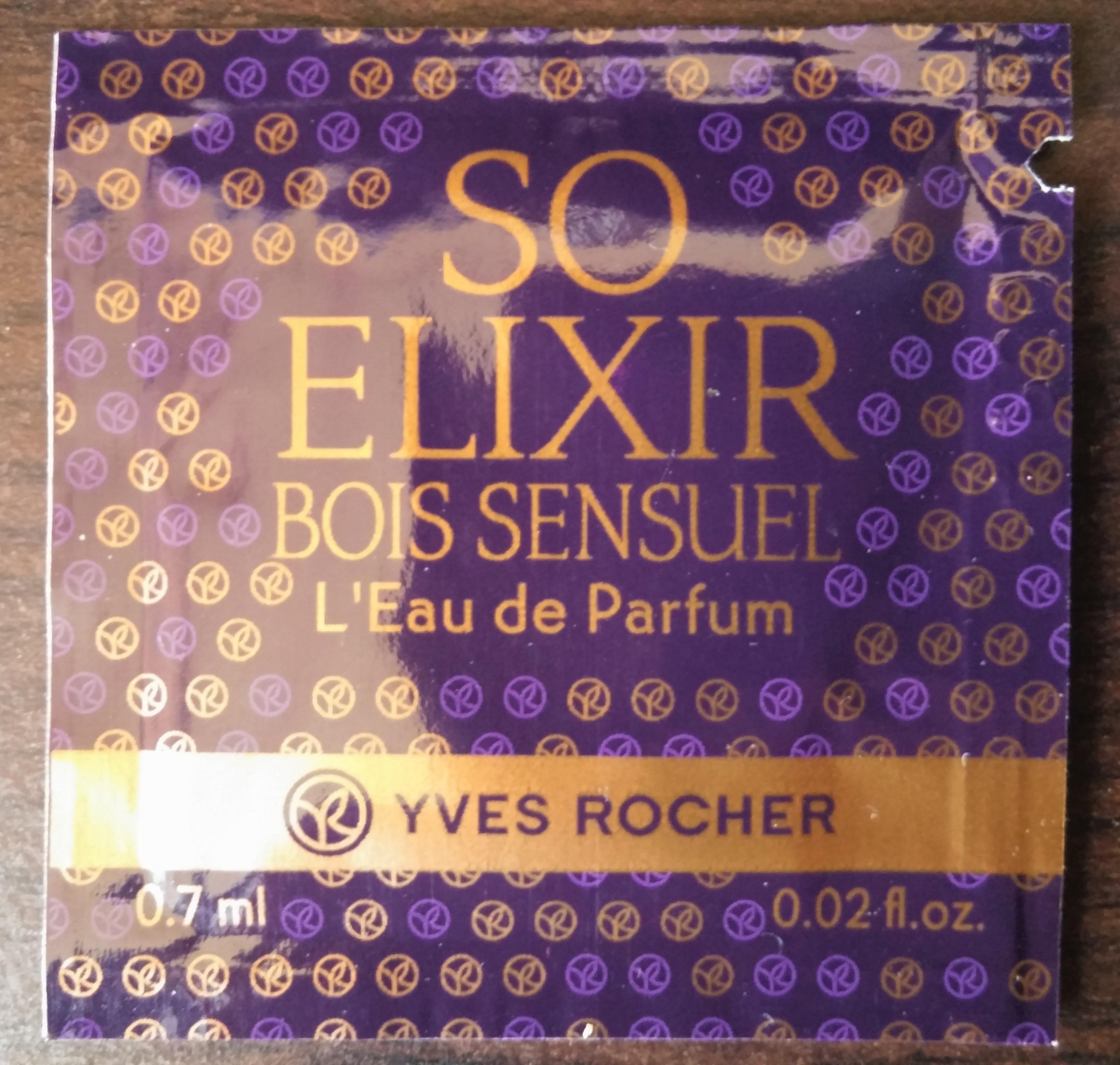 troc de troc (réservé) eau de parfum so elixir bois sensuel yves rocher, 0,7 ml image 0