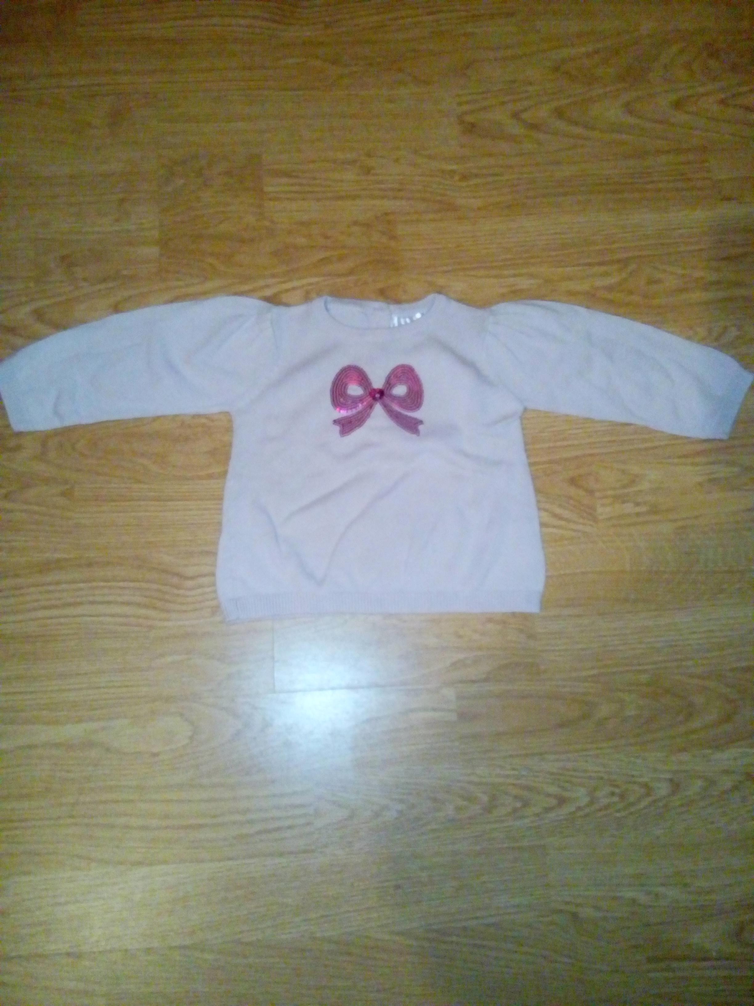 troc de troc pull rose avec motif taille 18 mois image 0