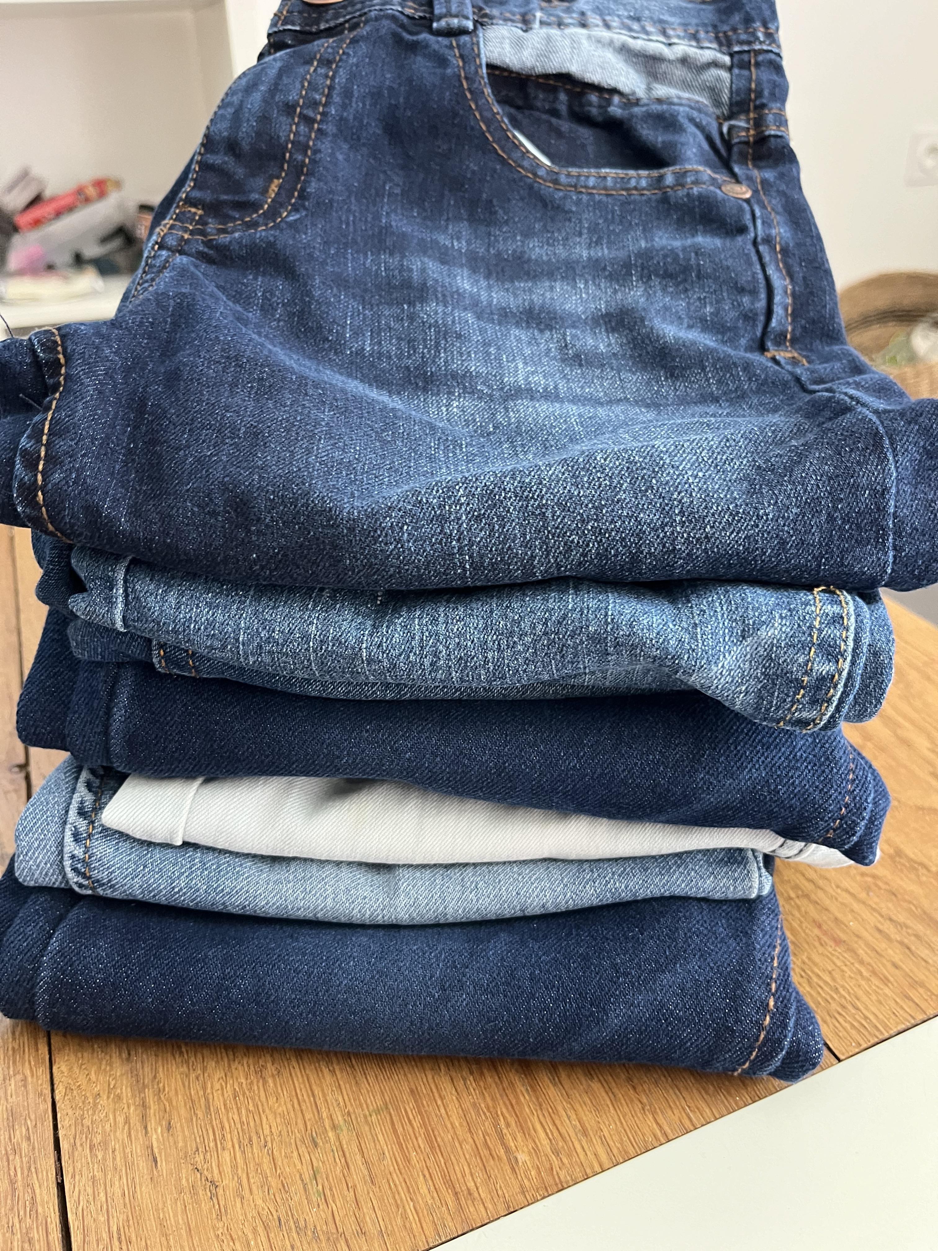 troc de troc reservé lot de 7 jeans enfant 10-12 ans image 0