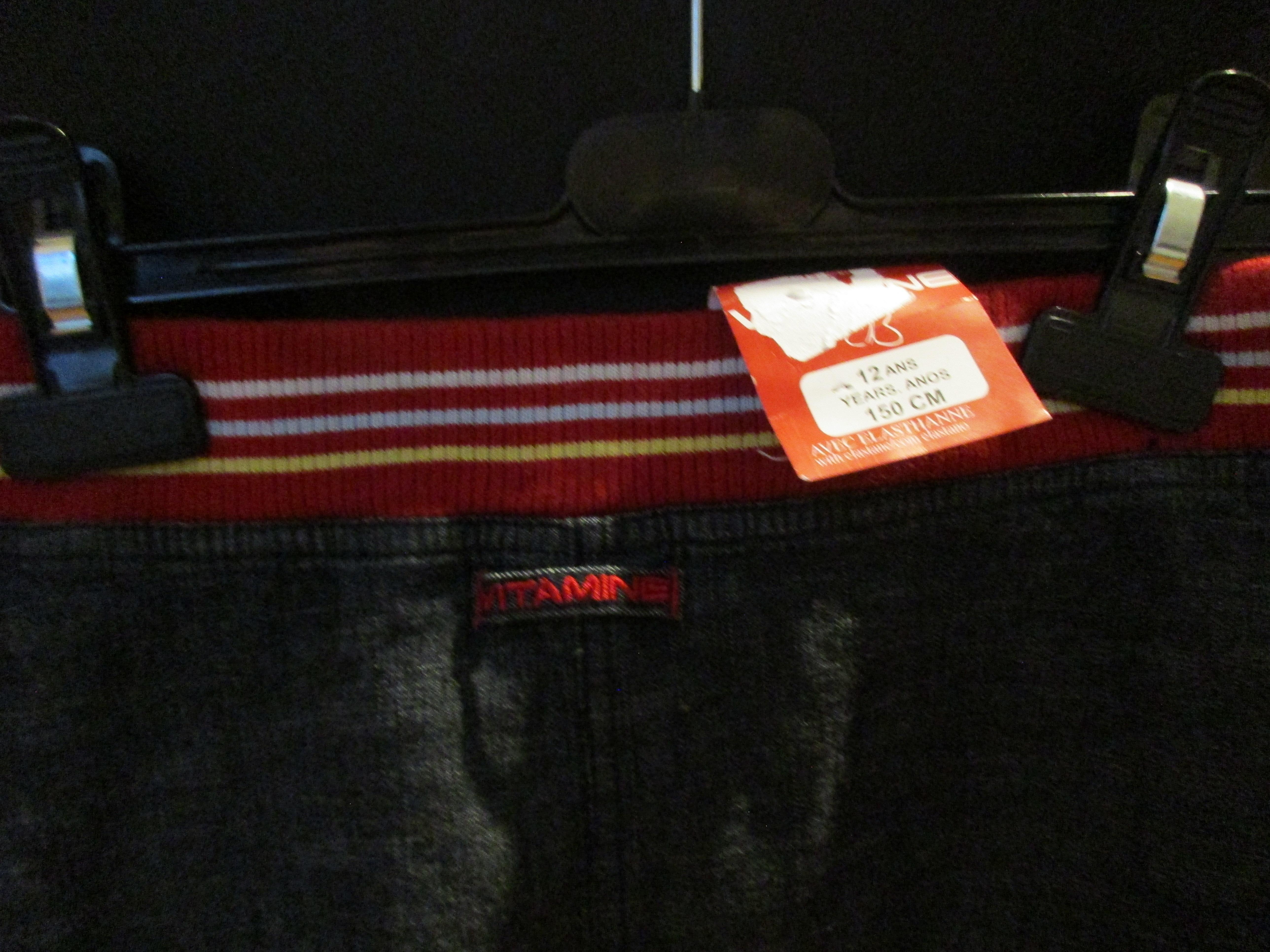 troc de troc jupe jean vitamine t12 ans,neuve image 1