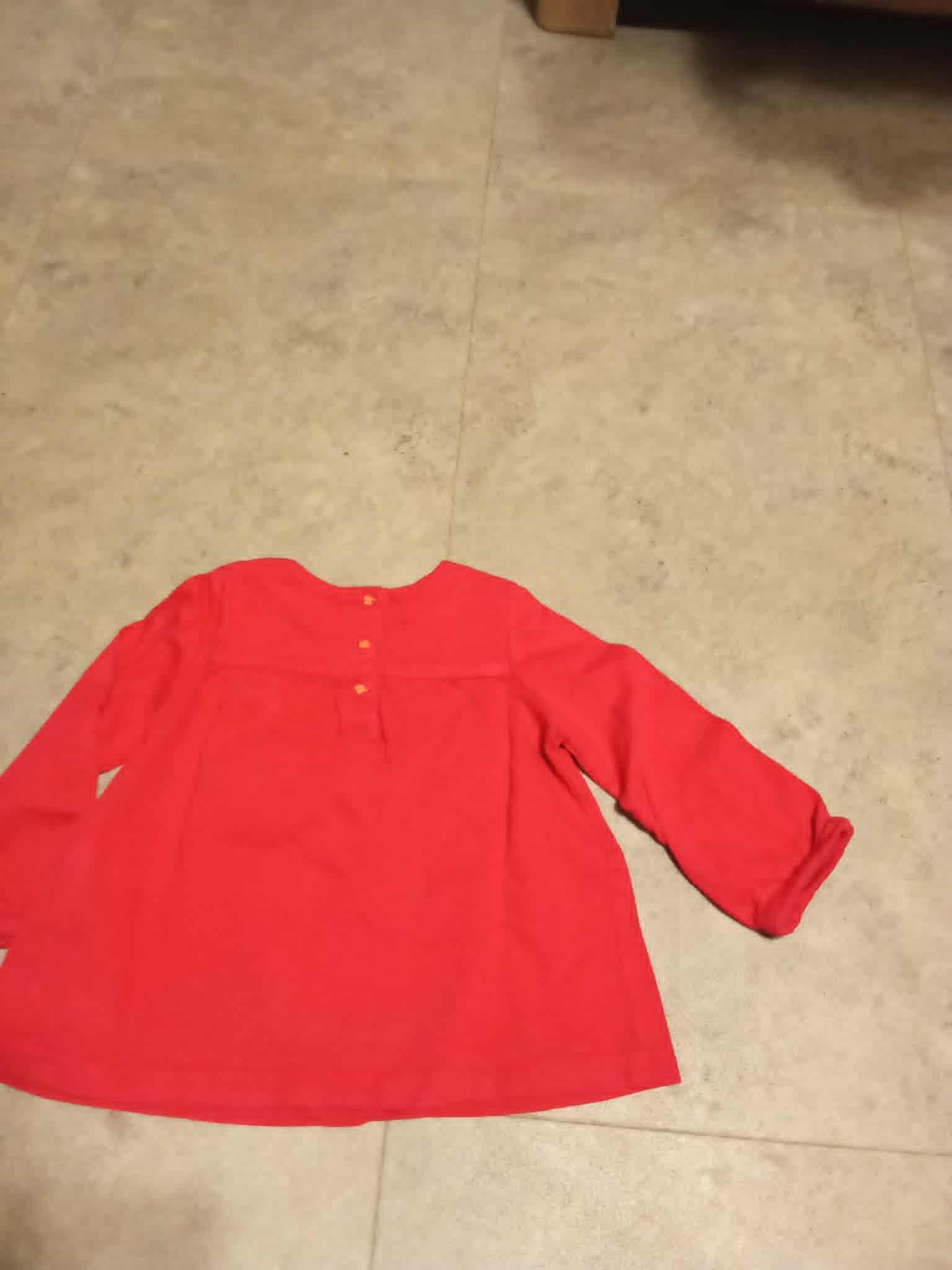 troc de troc haut rouge   9 mois du pareil au même image 0
