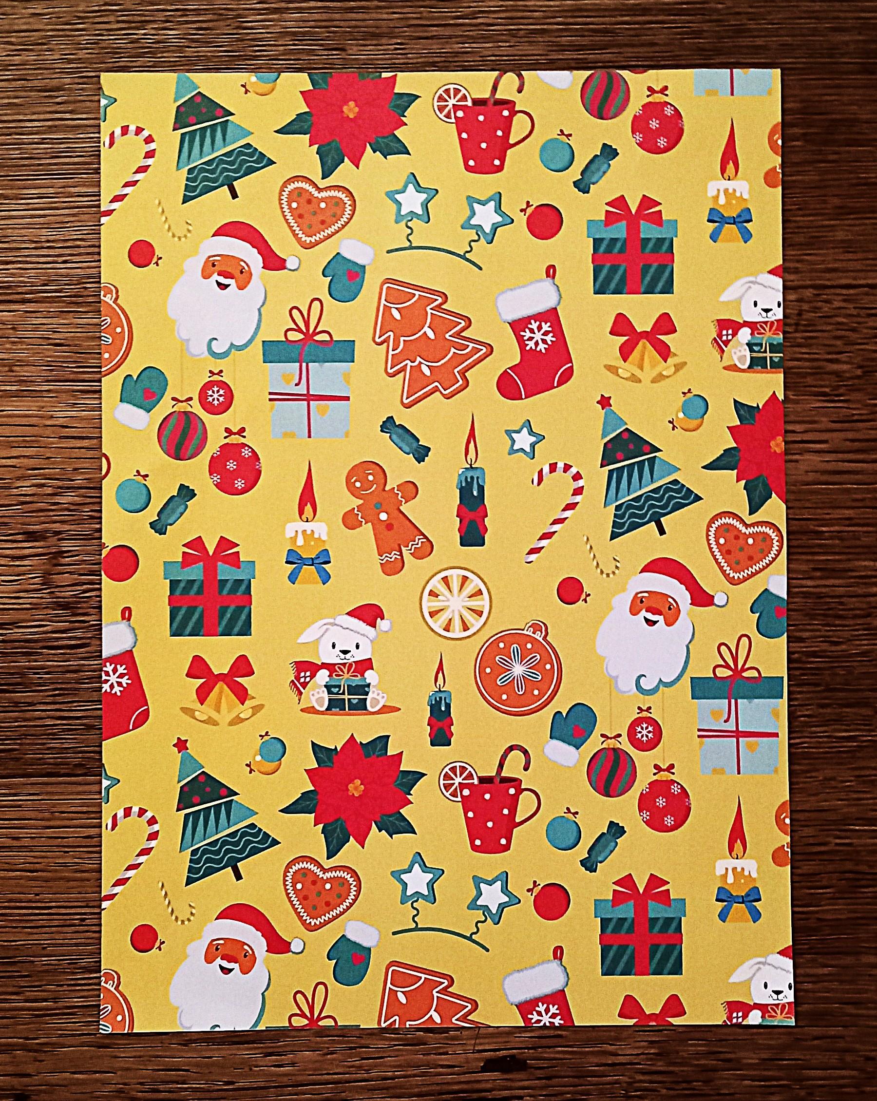 troc de troc papier créatif noël. image 0