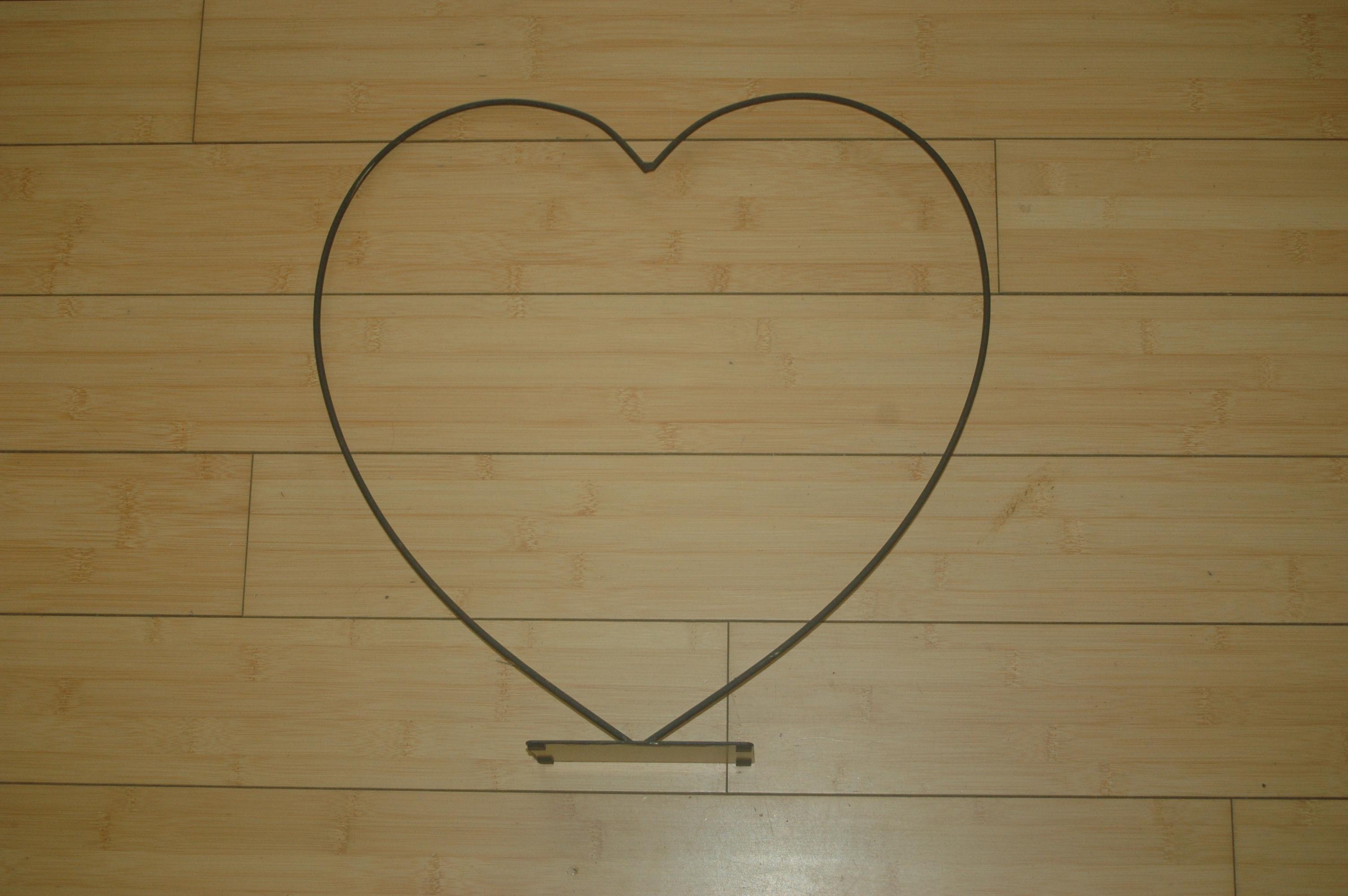 troc de troc coeur décoratif en fil de fer image 2